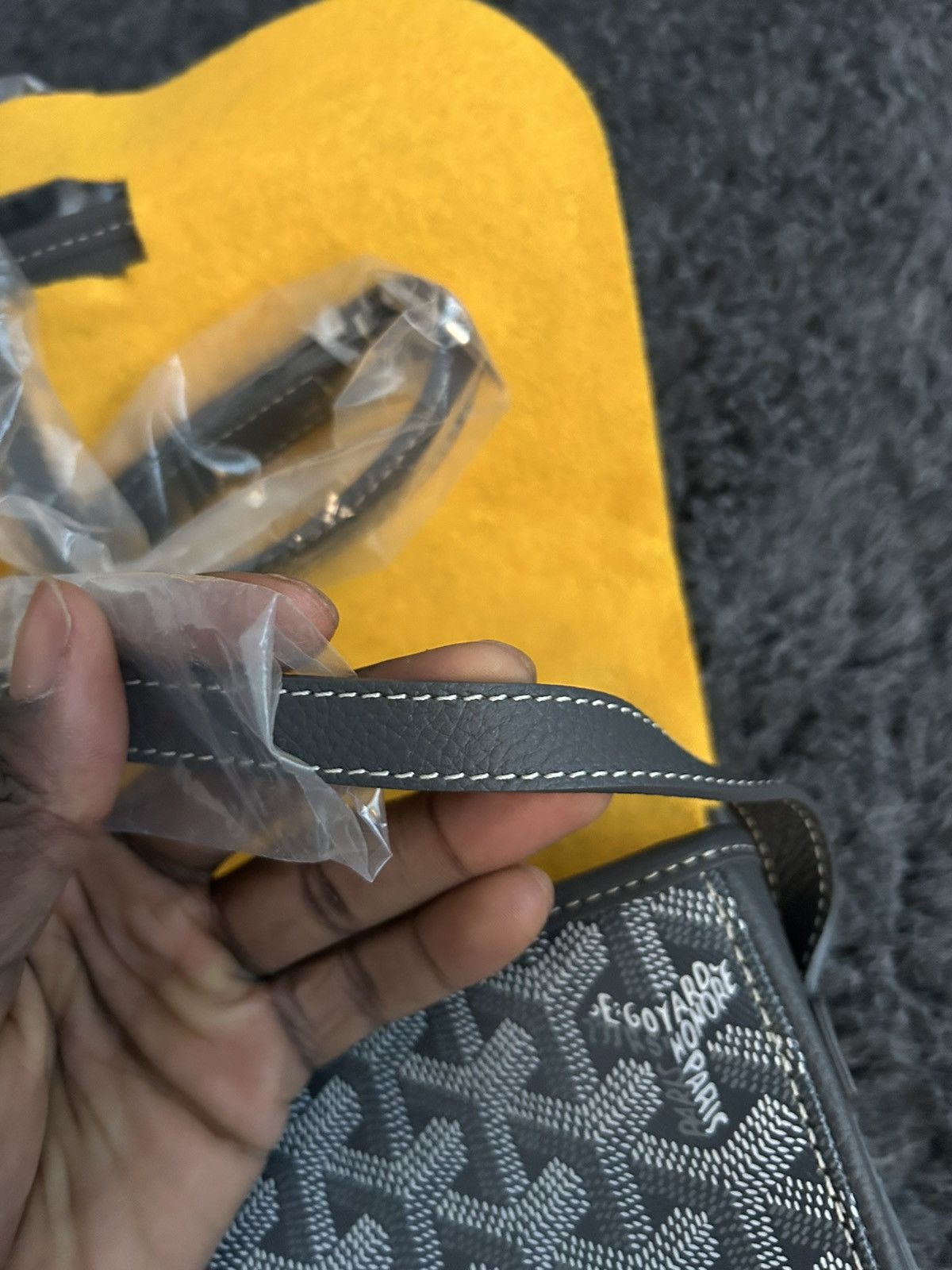 Goyard Goyard Belvedere Grey Messenger bag Size ONE SIZE - 9 Thumbnail
