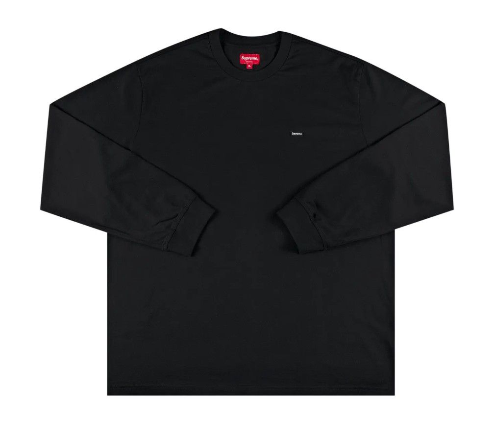 Brand New! Supreme S/S 21 Small Box L/S Tee (Black) Large
