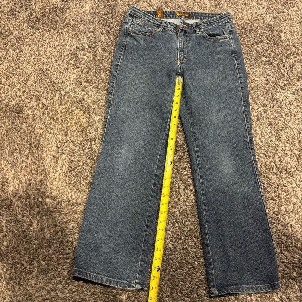 Wrangler Women Aura by Wrangler Bootcut Jeans Size 34" / US 12 / IT 48 - 4 Thumbnail