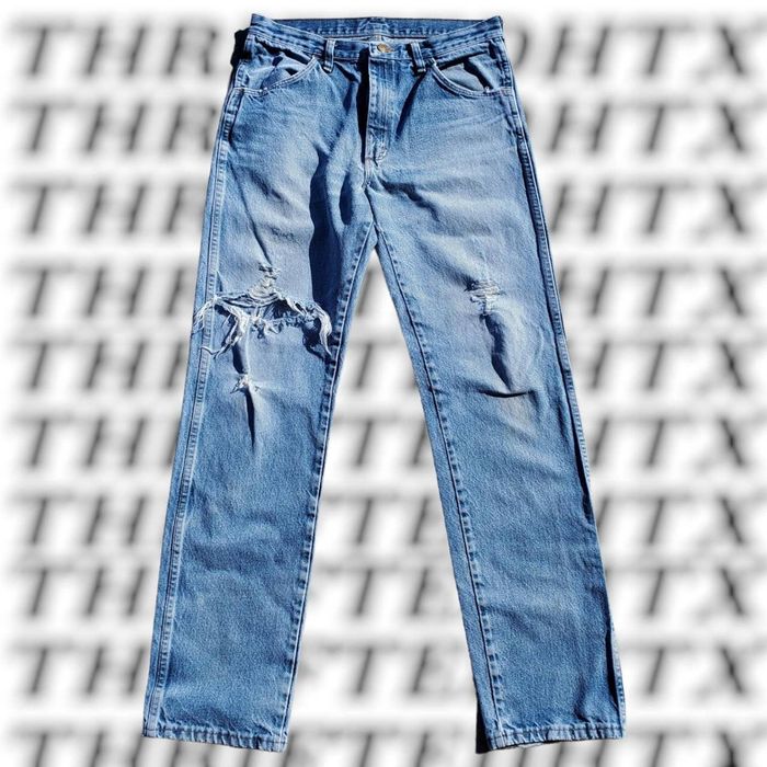 Rustler 90's Rustler Light Wash Distressed Jeans | Grailed