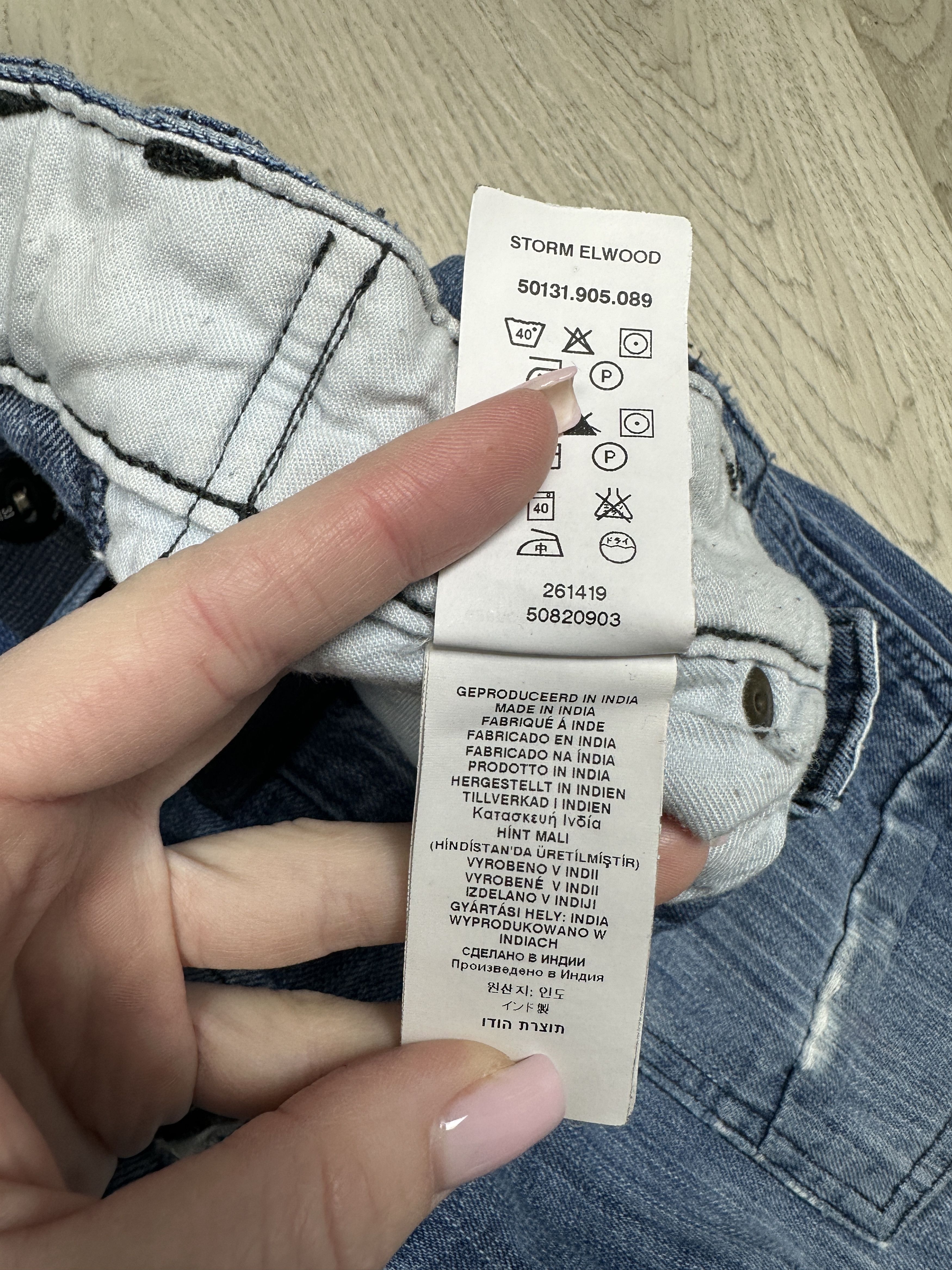 G-Star G Star Raw Mens Storm Elwood Denim Pants Jeans Double Knee Size US 31 - 6 Thumbnail