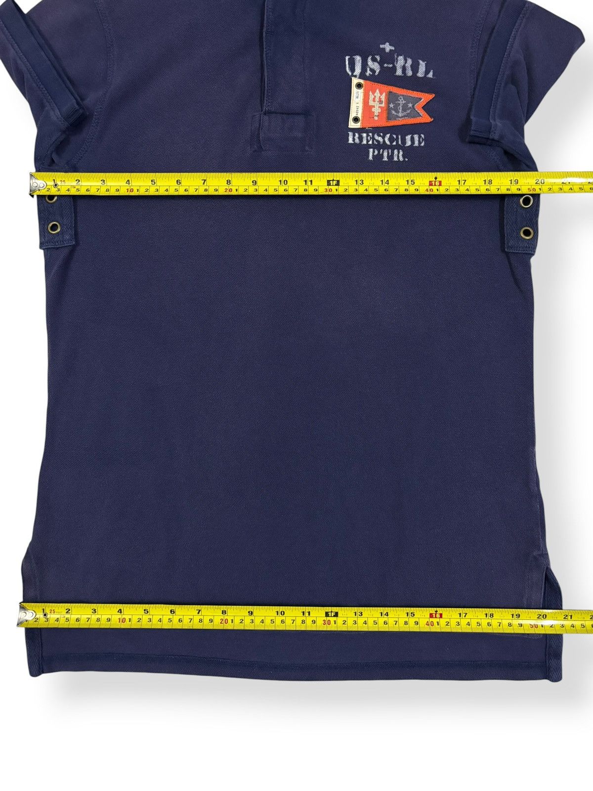 Ralph Lauren Vintage Ralph Lauren US Navy Rescue PTR Squad Polo Shirt Size US M / EU 48-50 / 2 - 14 Thumbnail