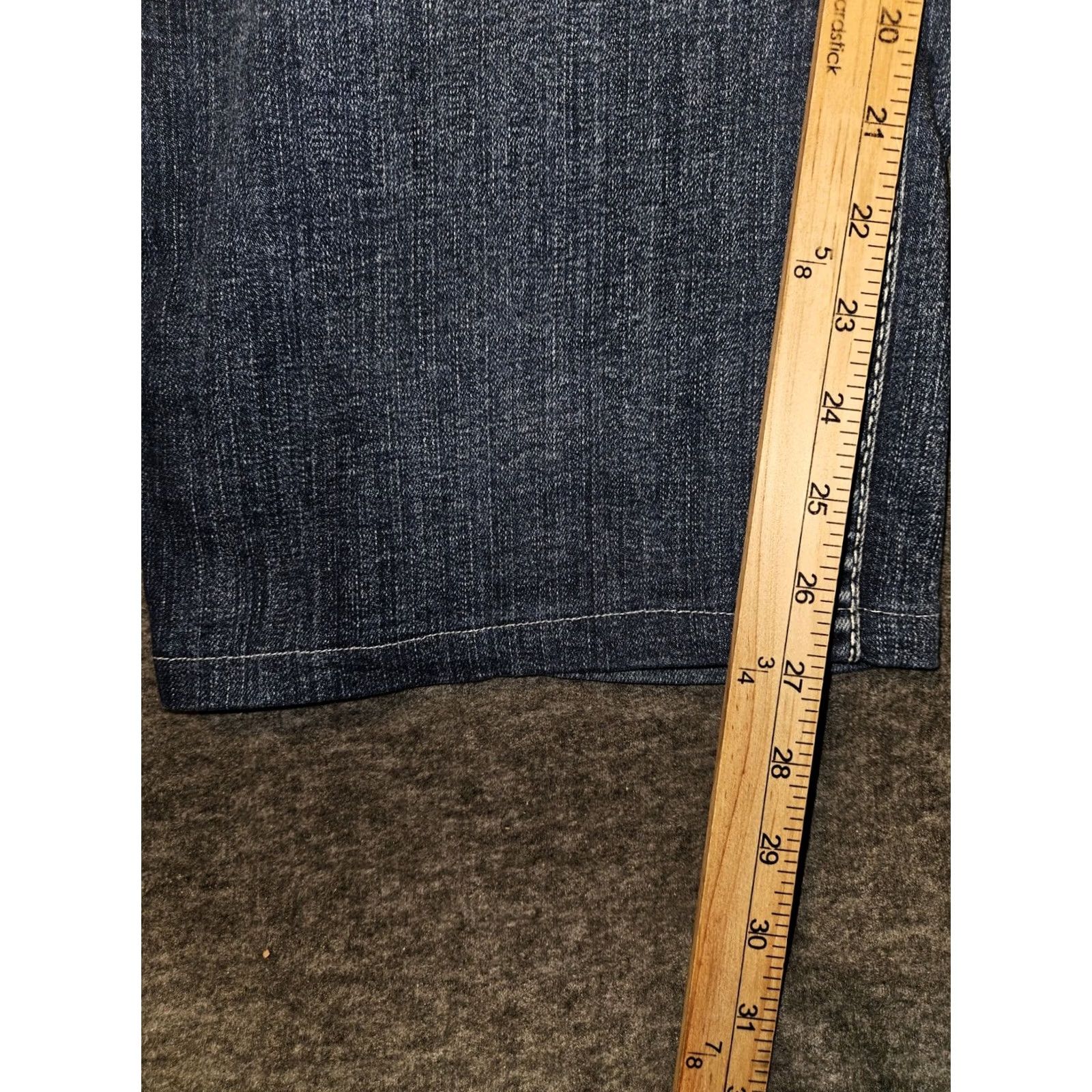 Vintage BKE Seth Jeans Men 36S Straight Leg Blue Denim Stretch Embroidered Preppy Size US 36 / EU 52 - 5 Thumbnail