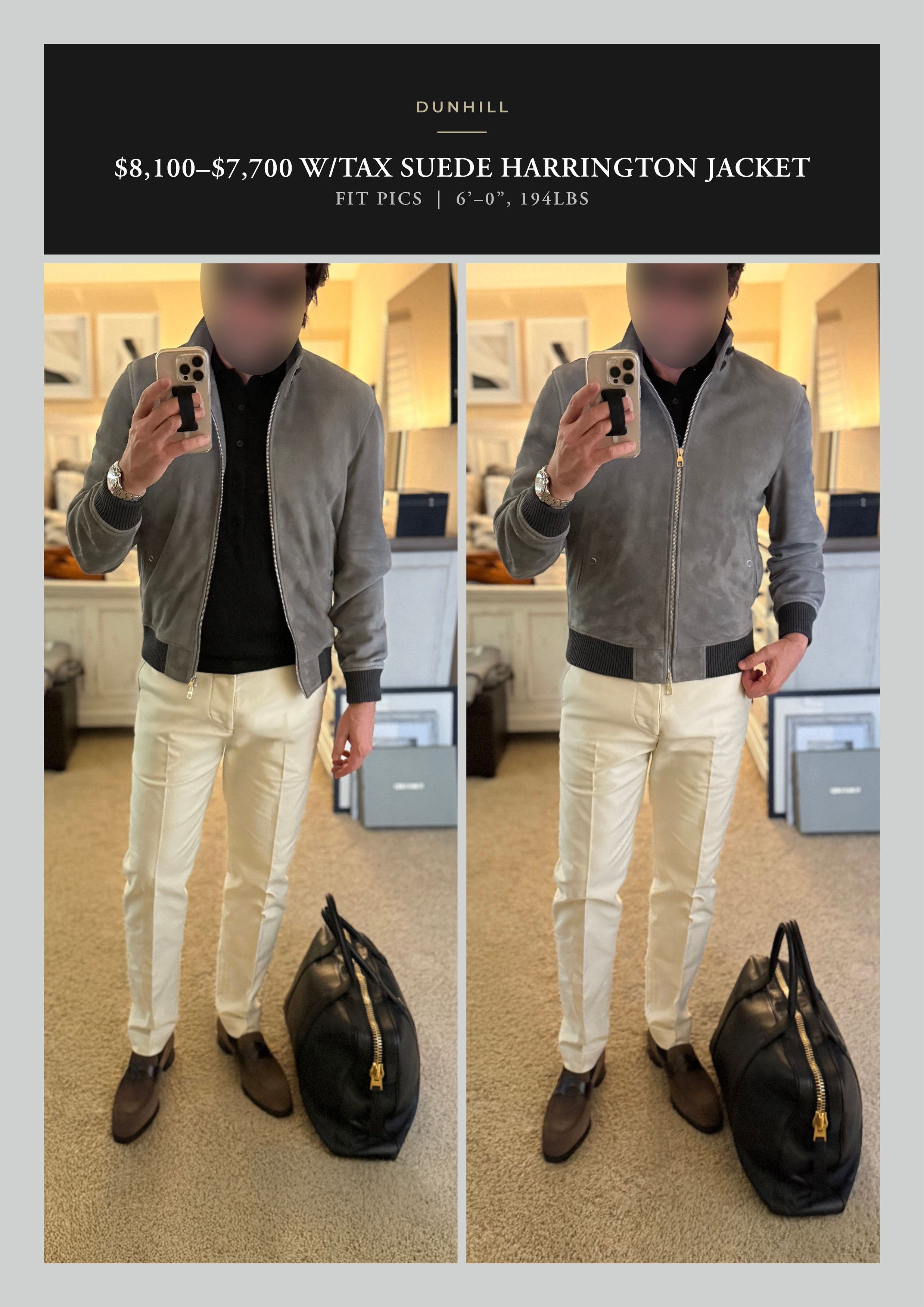 Alfred Dunhill Best Dressed Very Rare $7700 DUNHILL Soft Lamb Suede Jacket Size US M / EU 48-50 / 2 - 2 Thumbnail