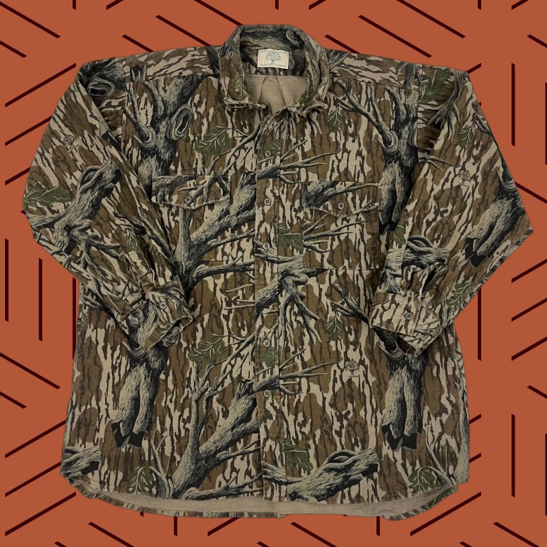 Vintage VINTAGE Mossy Oak Shirt Mens XL Treestand Foliage Camouflage Hunting Button Up USA Size US XL / EU 56 / 4 - 1 Thumbnail