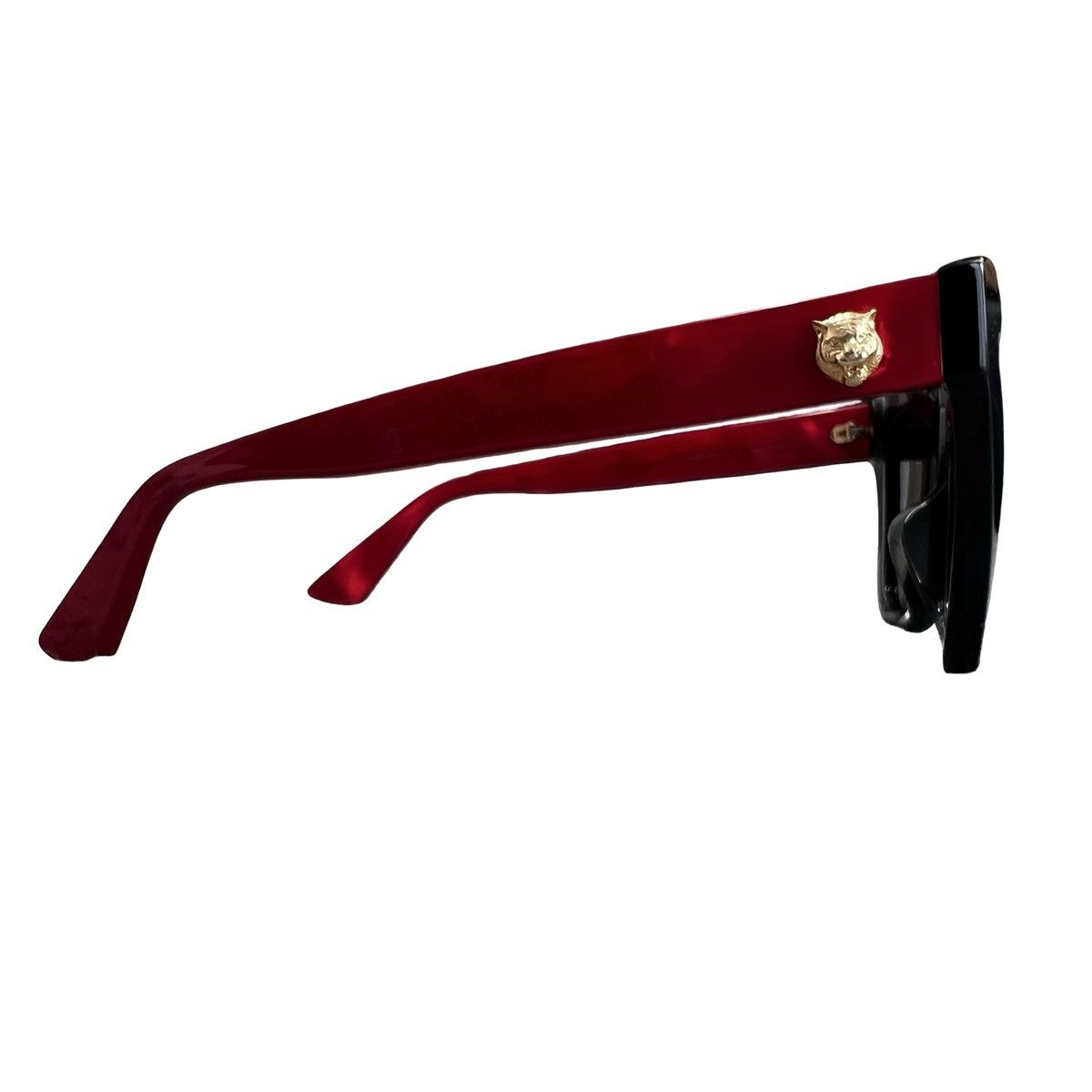 Gucci GUCCI Cat-Eye Sunglasses Red/Black (GG0029SA) Size ONE SIZE - 7 Thumbnail