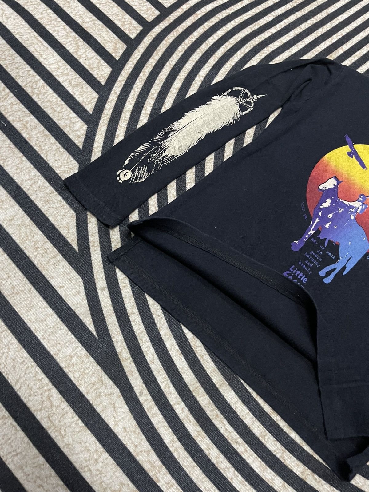 If Six Was Nine 90s INDIAN HERITAGE LONG SLEEVE TSHIRT RARE DESIGN Size M / US 6-8 / IT 42-44 - 7 Thumbnail