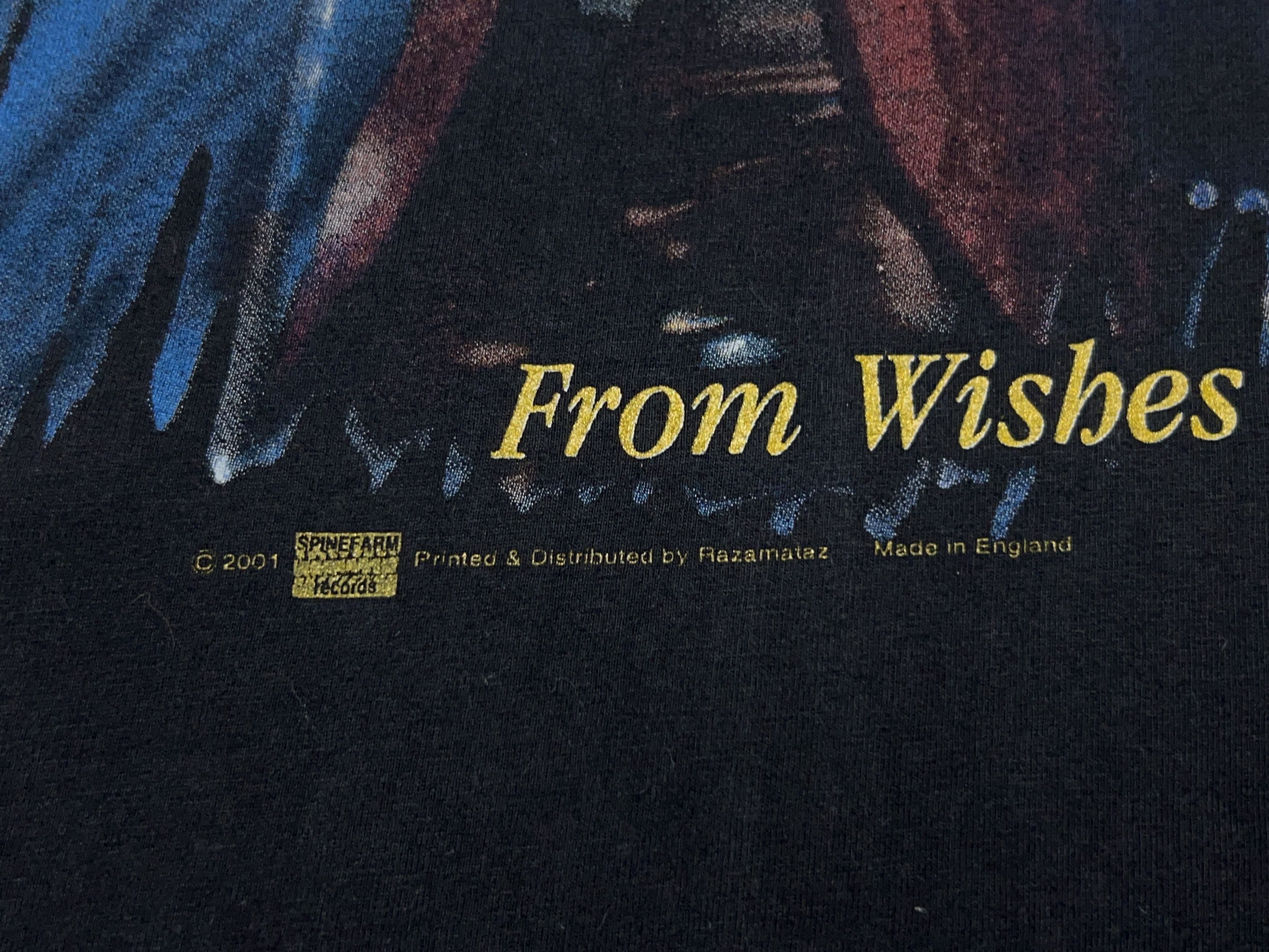 Vintage 2000 Nightwish From Wishes to Eternity Big Logo T Shirt Tee Size US XL / EU 56 / 4 - 10 Thumbnail