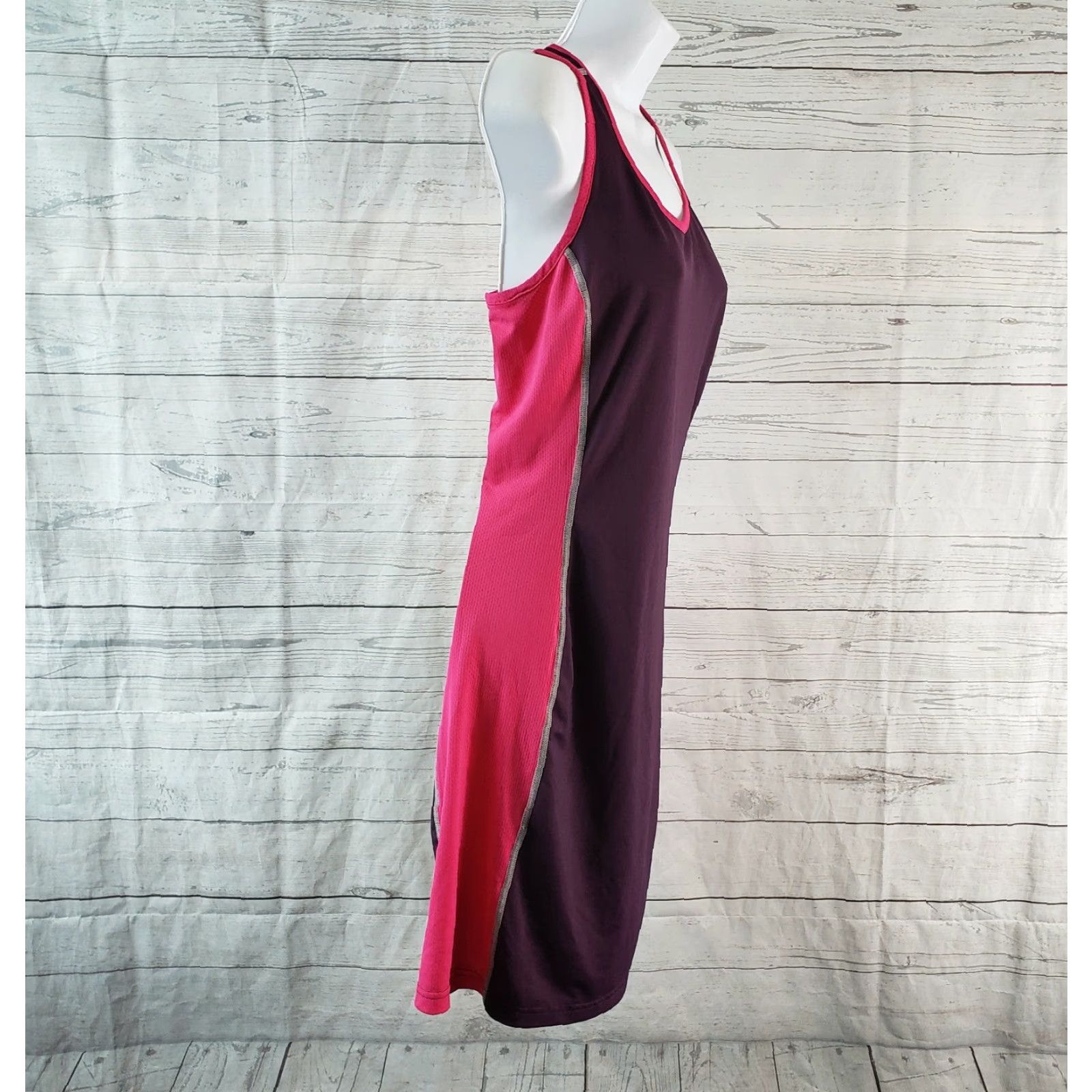 Patagonia Patagonia Womens All Weather Dress Sz S Pink Purple Sleeveless Scoop Neck Racerback A-Line Short Dress Size S / US 4 / IT 40 - 3 Thumbnail