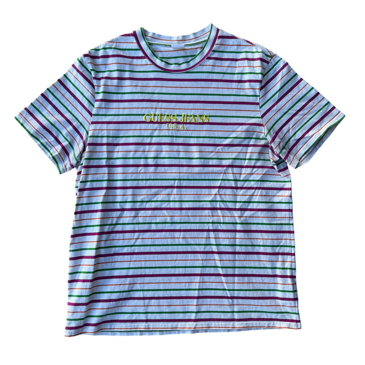 Guess Guess Farmers Market Produce Sean Wotherspoon Striped Shirt Size US XL / EU 56 / 4 - 7 Thumbnail