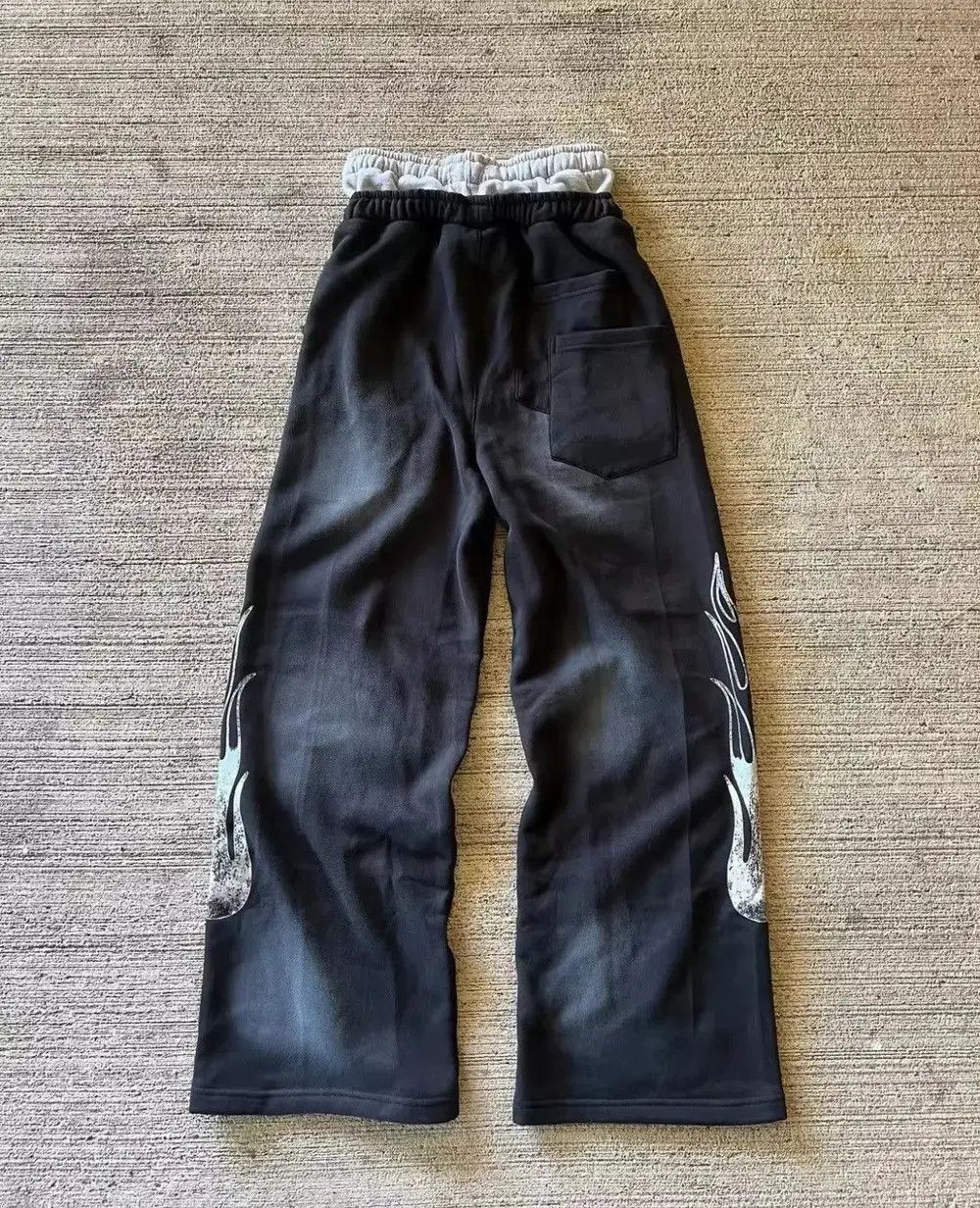 Japanese Brand Double Waist Black Boxer Baggy Sweatpants Size US 30 / EU 46 - 4 Thumbnail