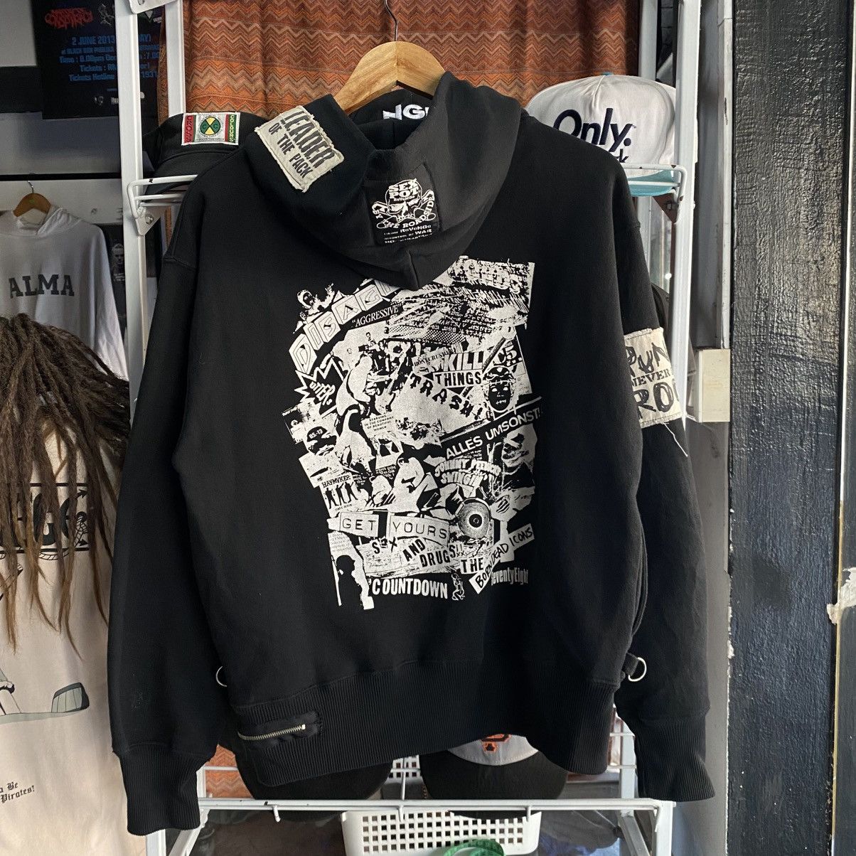 Sex Pot ReVeNGe Rare Vintage SEXPOT Japanese Brand Grunge Punk Hoodie Size US L / EU 52-54 / 3 - 2 Thumbnail