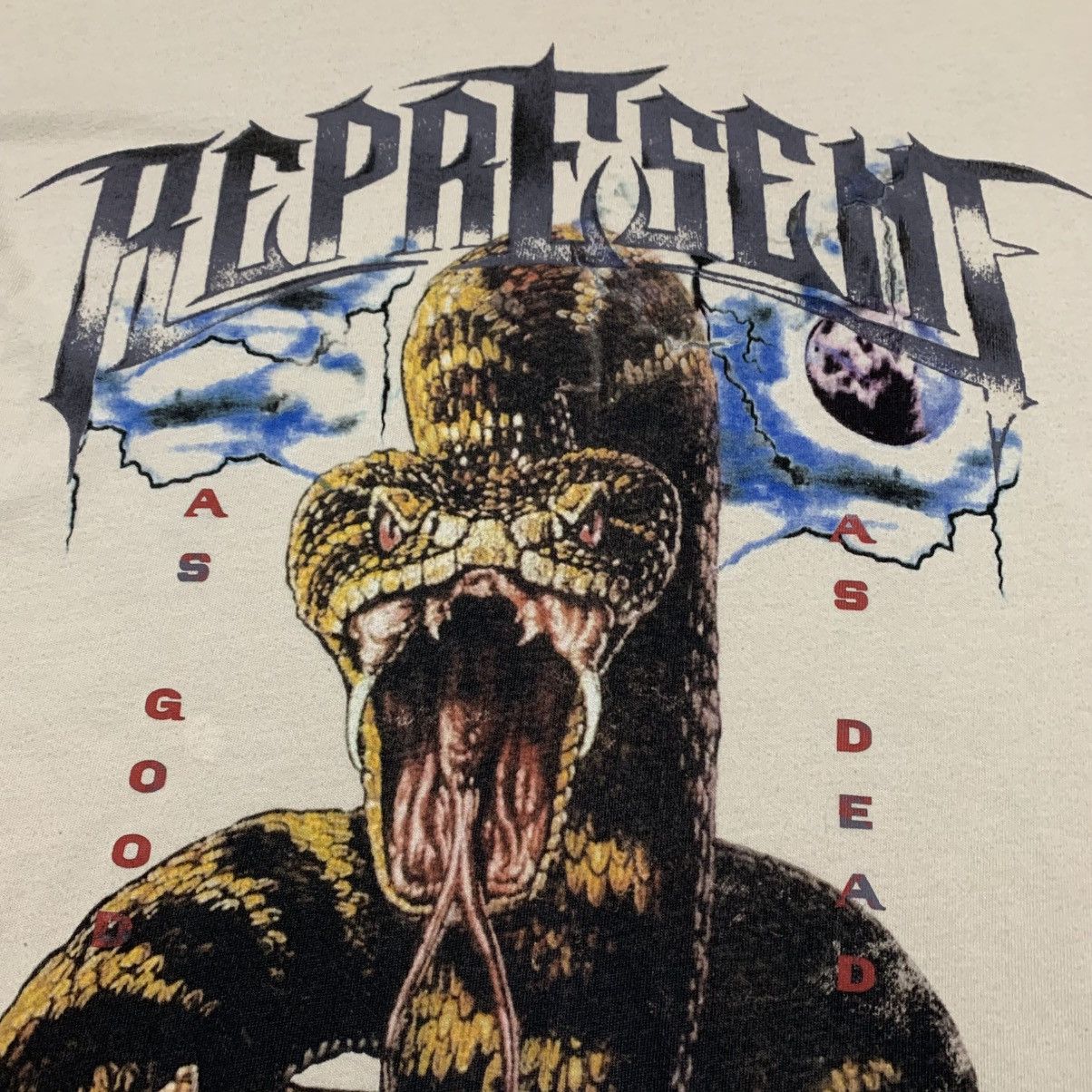 Represent Clo. Represent Small As Good As Dead Vintage White Tee Size US S / EU 44-46 / 1 - 3 Thumbnail