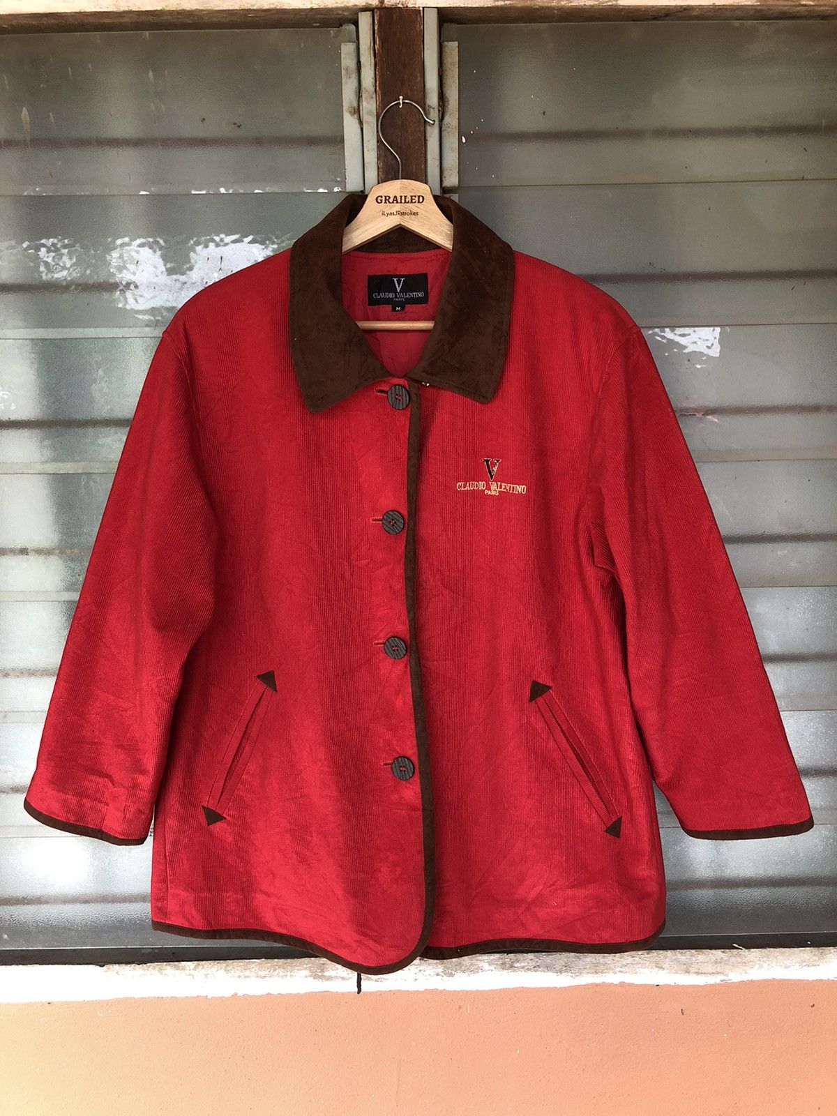 If Six Was Nine × Japanese Brand × RED Valentino Claudio Valentino Paris Red Jacket Size M / US 6-8 / IT 42-44 - 1 Thumbnail