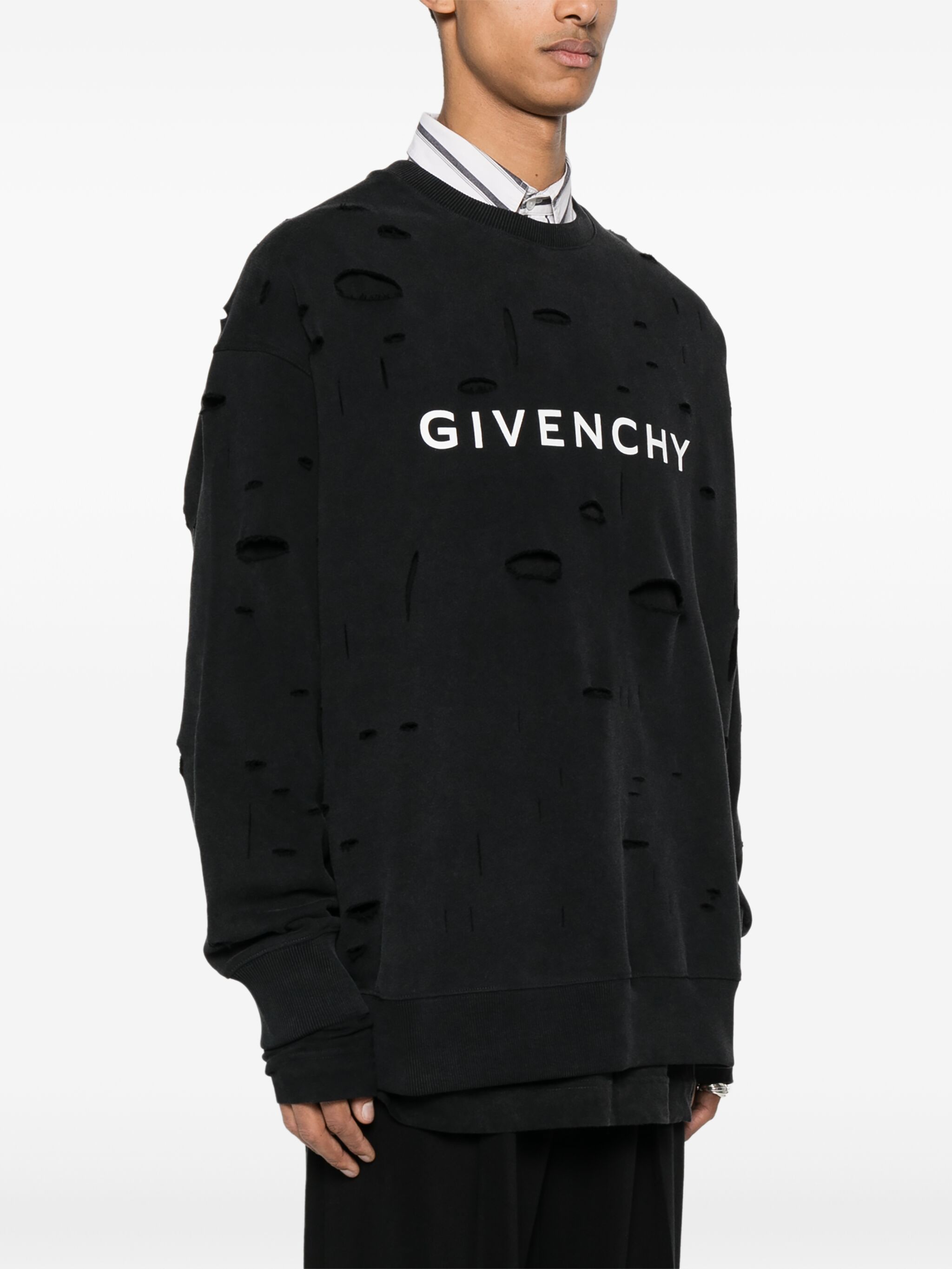 Givenchy o1srvl11e1224 Sweatshirt in Black Size US L / EU 52-54 / 3 - 3 Thumbnail