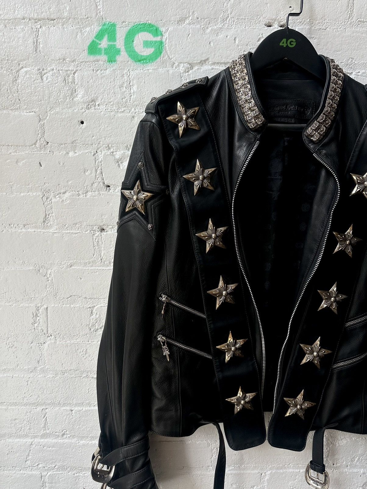 Chrome Hearts CHROME HEARTS COUTURE 1:1 MJ COMMANDER STAR JACKET Size US XL / EU 56 / 4 - 5 Thumbnail