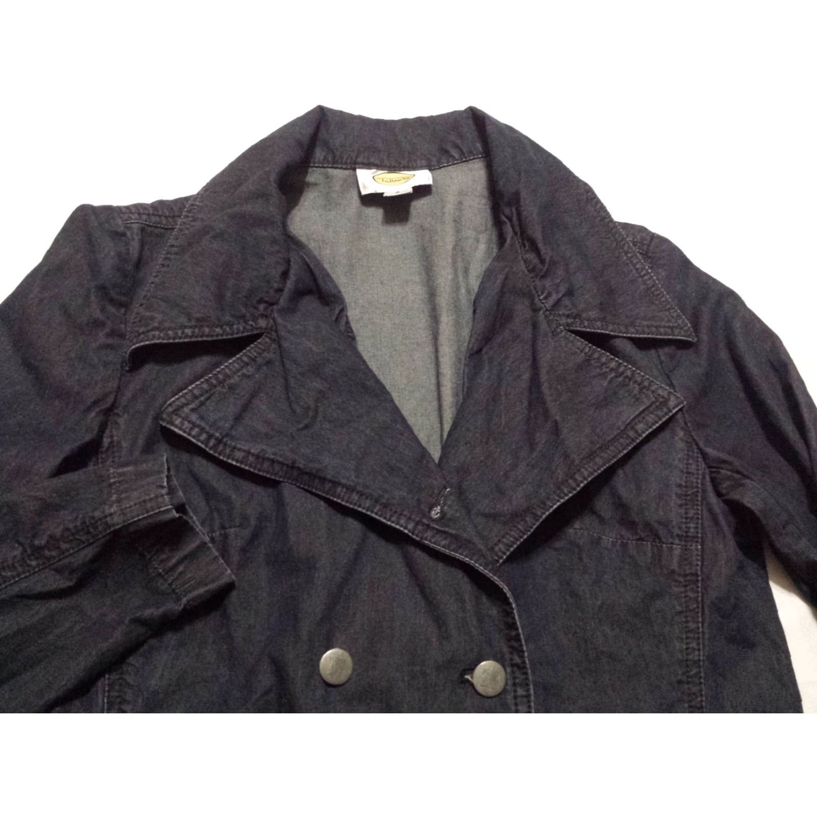 Talbots Talbots Coat Trench Womens sz 6 Blue 100% Cotton Double Breasted Long Sleeve Button Size M / US 6-8 / IT 42-44 - 2 Thumbnail