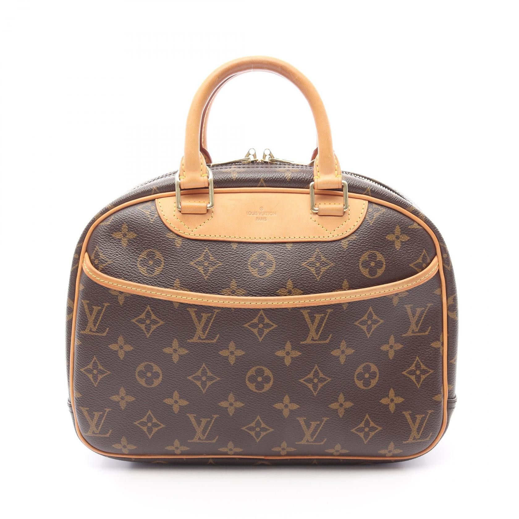 Louis Vuitton Louis Vuitton Trouville Monogram Handbag Canvas Handbag M42228 DUTY FREE for USA