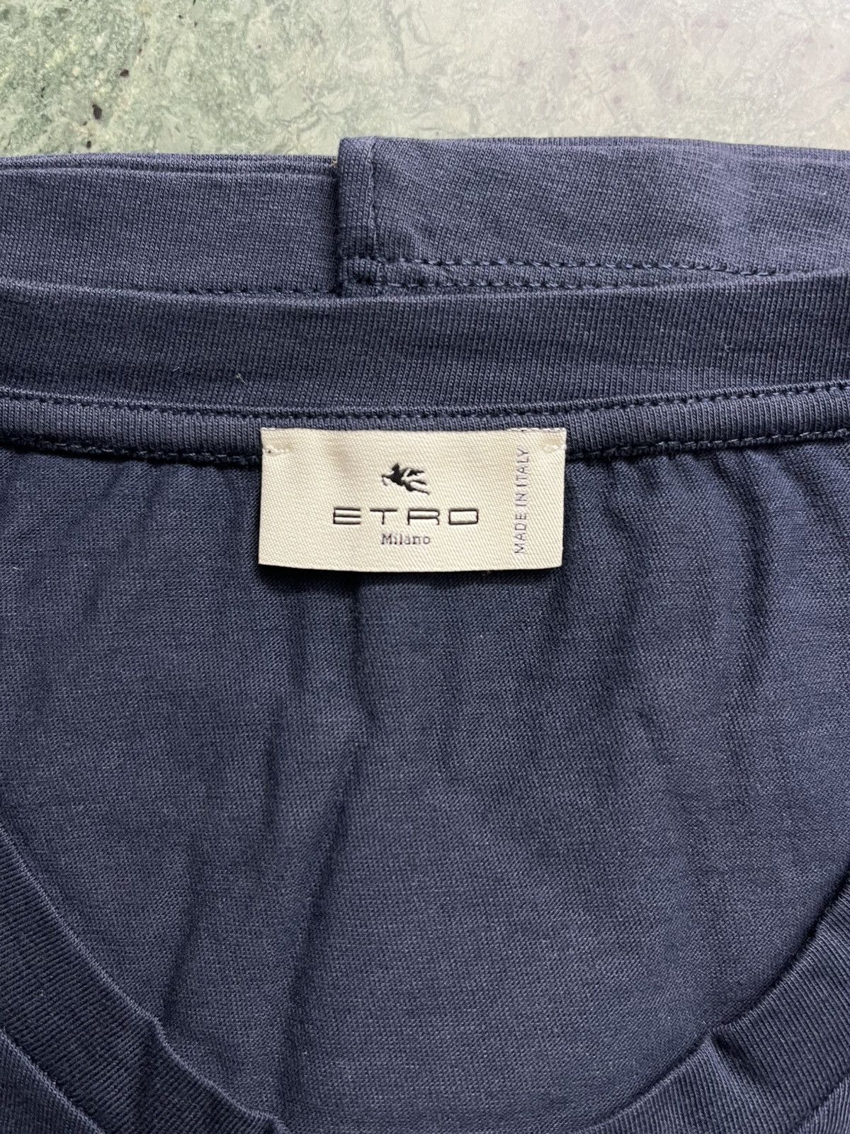 Etro Etro pegusus logo tshirt Size US S / EU 44-46 / 1 - 4 Thumbnail