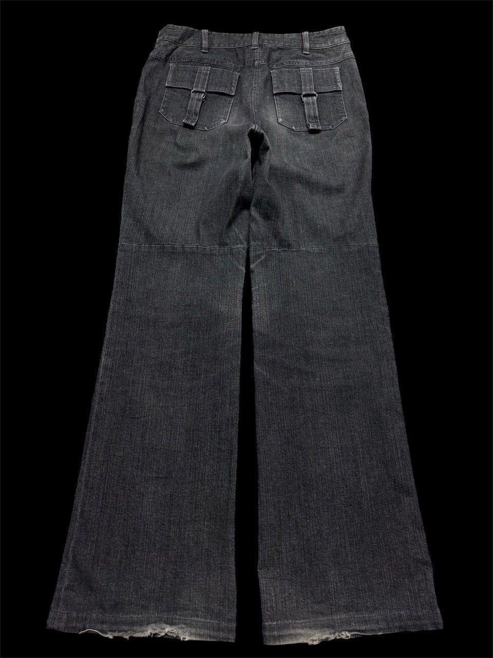 Other BAGGY FLARE Leilian Mudwash Bushpants Sick Distressed Jean Size US 29 - 1 Thumbnail