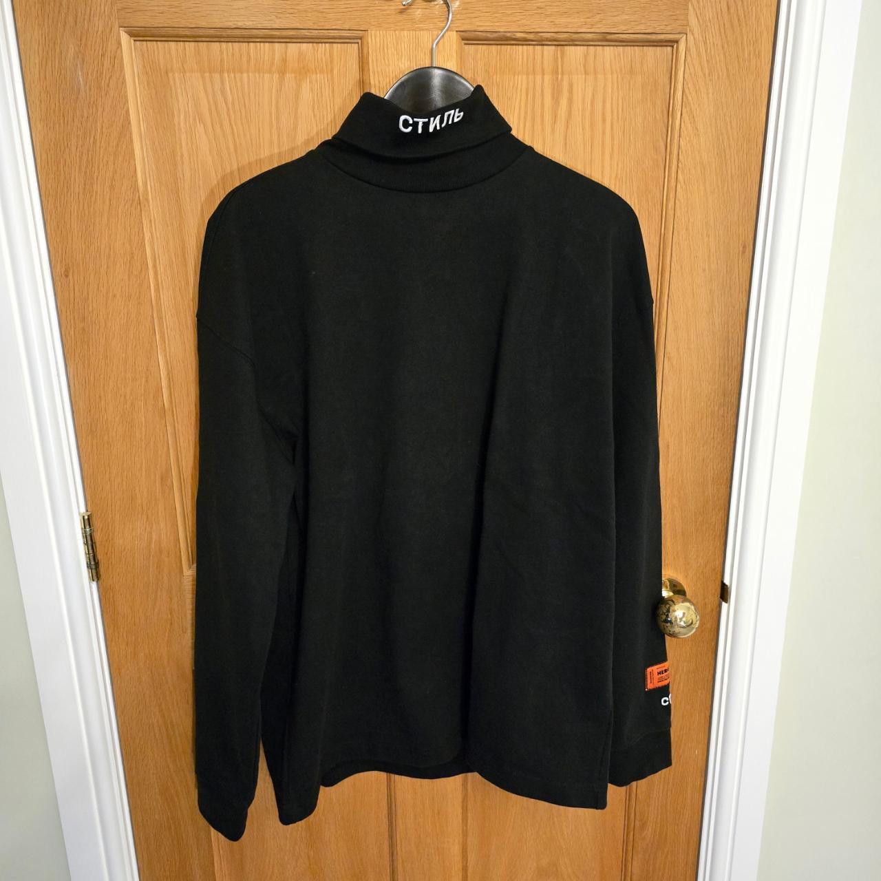 Heron Preston Heron Preston Men's Black T-shirt Size US M / EU 48-50 / 2 - 1 Thumbnail