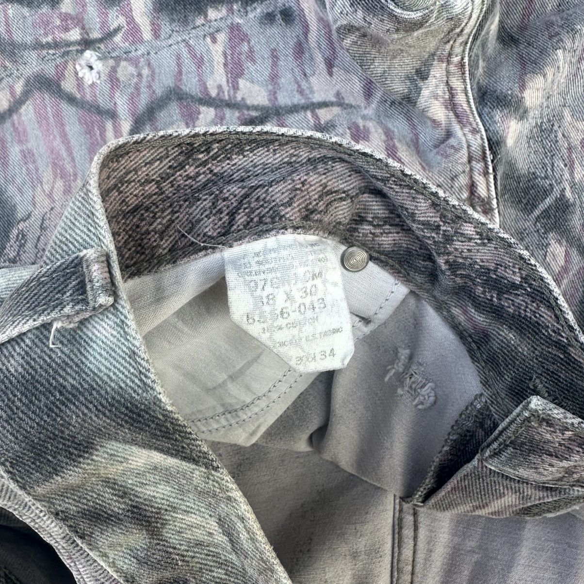 Carhartt × Realtree (38x29) Vintage Y2K Distressed Double Knee Realtree Camo Size US 38 / EU 54 - 5 Thumbnail