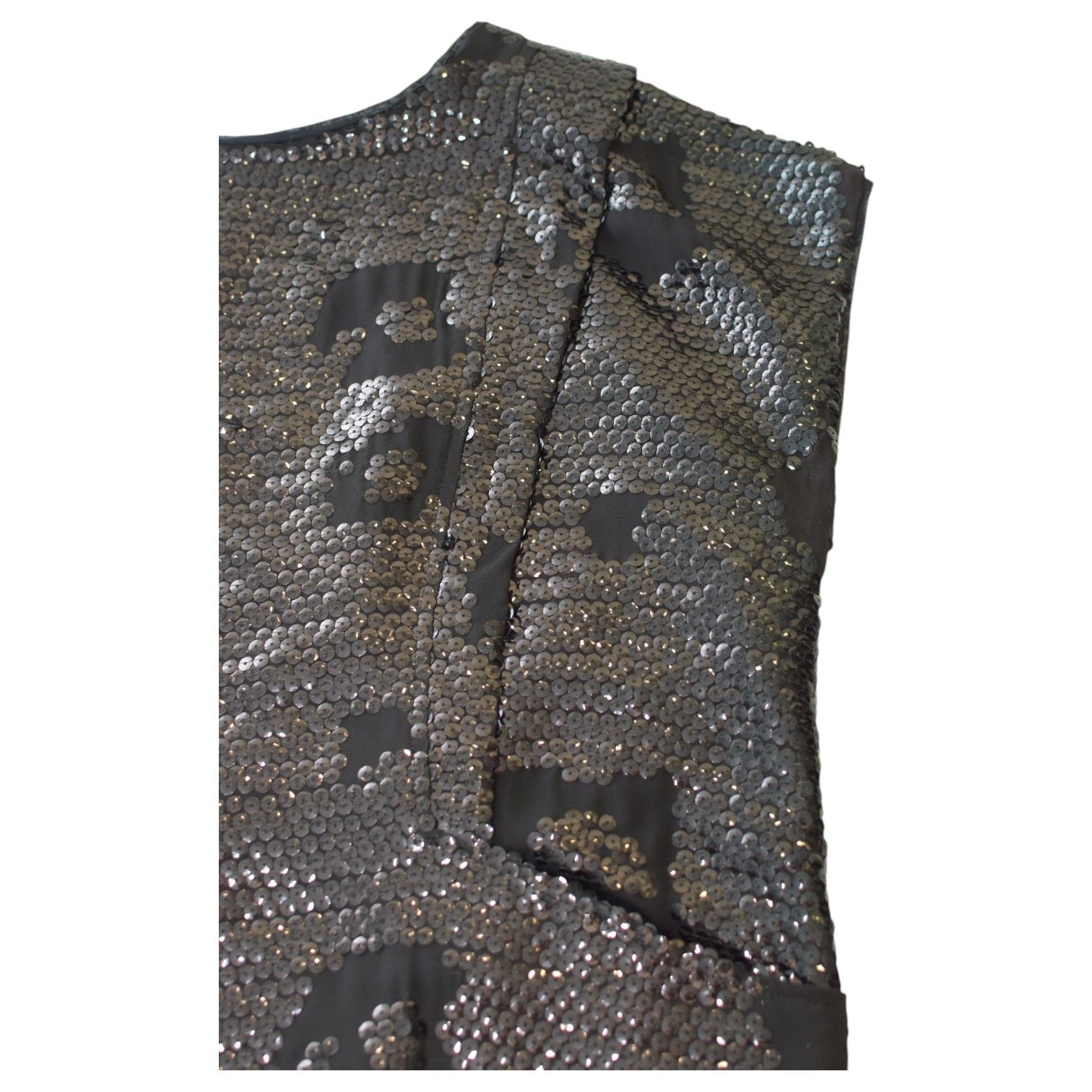 See by Chloe See By Chloe Black Sequined Short Mini Length Dress size 42 Size M / US 6-8 / IT 42-44 - 5 Thumbnail