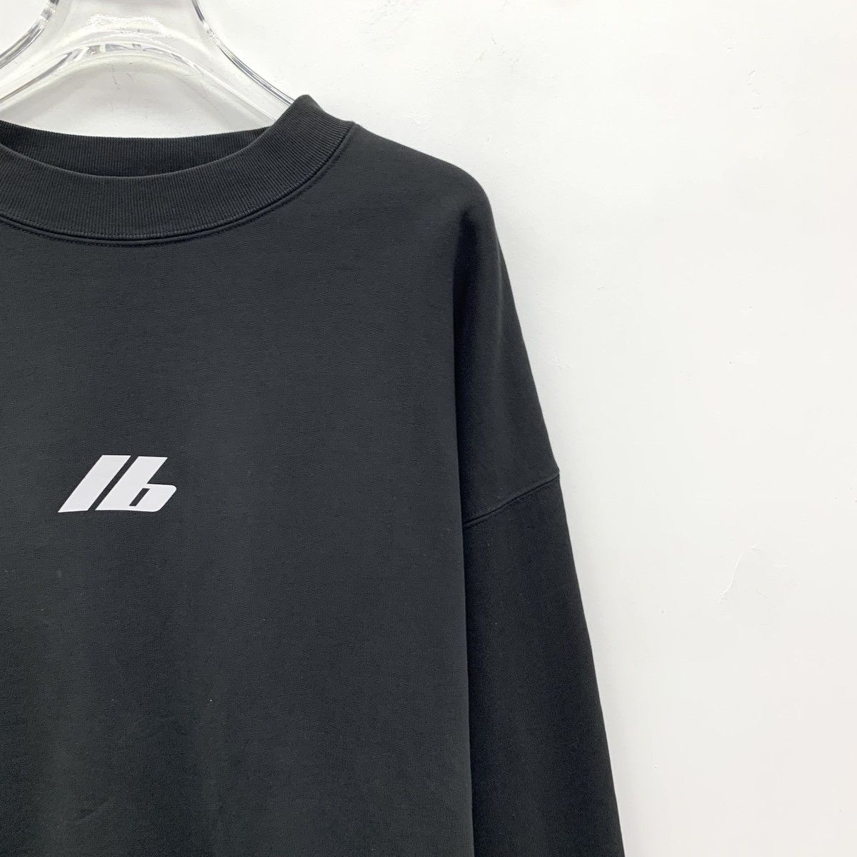 Balenciaga Balenciaga 24 Style Black Logo Printed Sweatshirt K26WX Size US S / EU 44-46 / 1 - 3 Thumbnail
