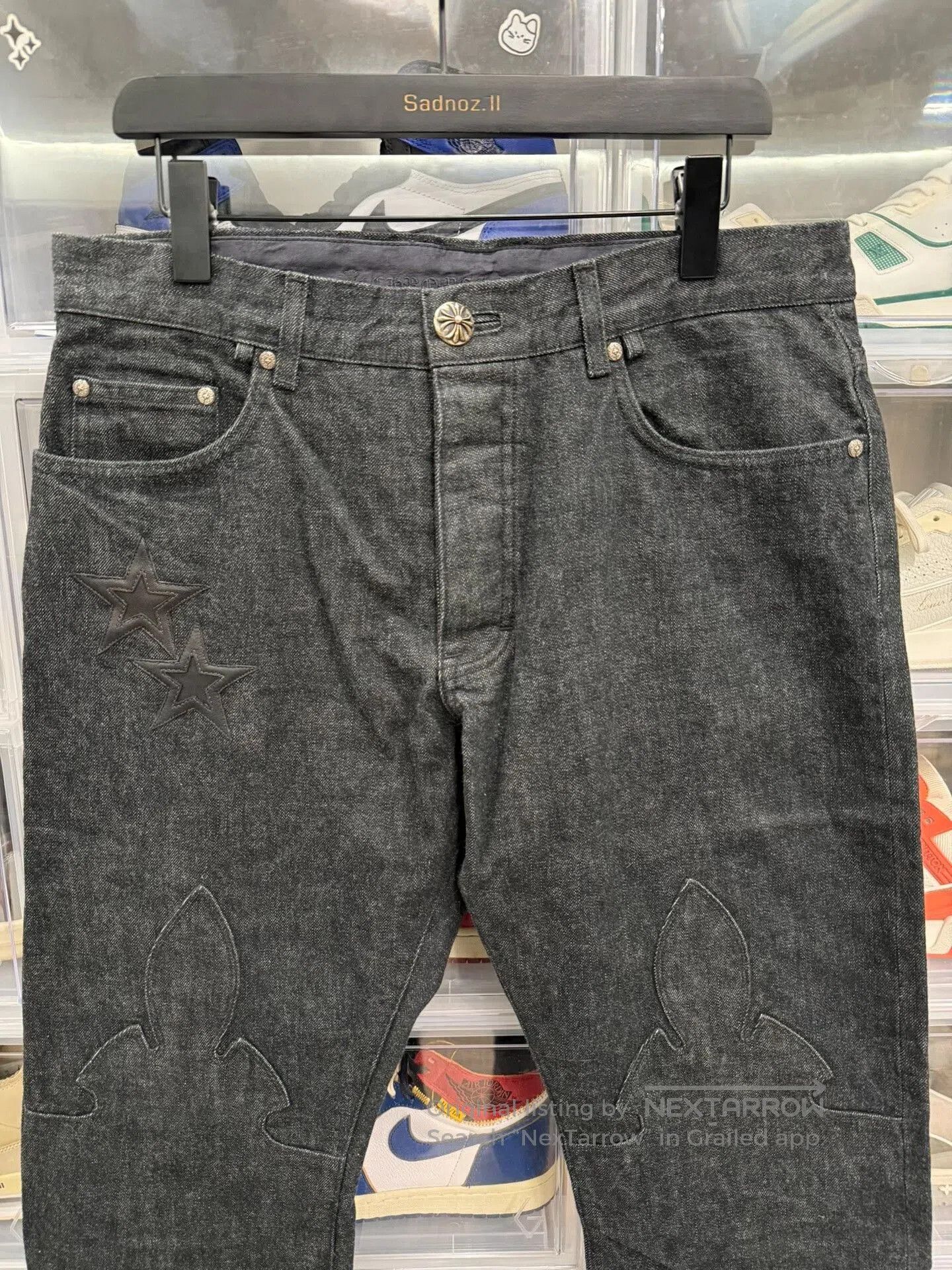 Chrome Hearts Chrome Hearts Star Flame Jeans. Size US 34 / EU 50 - 2 Thumbnail