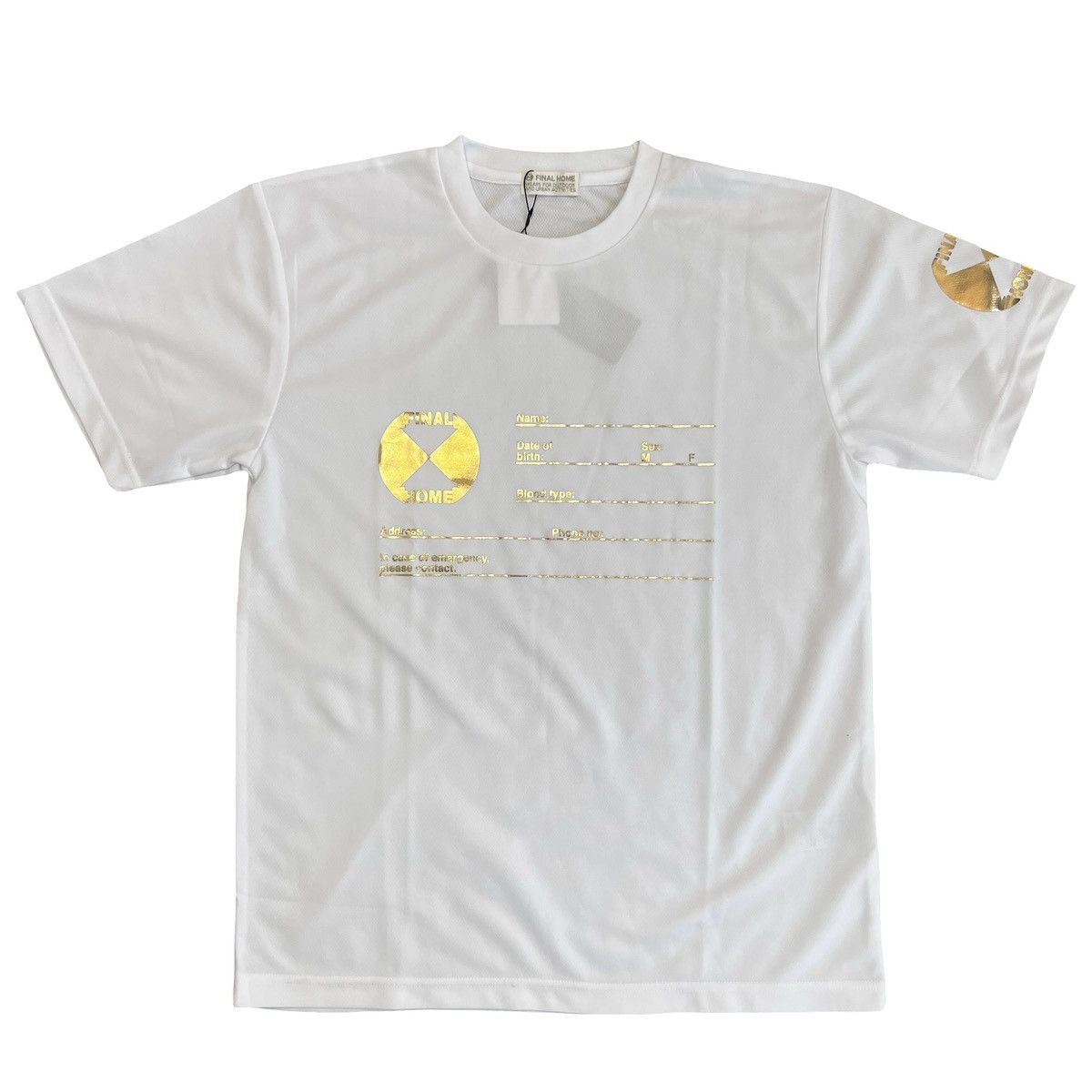 Final Home FINAL HOME GOLD PRINT MESH T-SHIRT WHITE Size US M / EU 48-50 / 2 - 1 Thumbnail