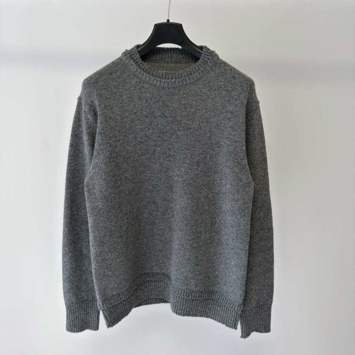 Maison Margiela A/W 21 Distressed Hems Wool Sweater Size US M / EU 48-50 / 2 - 19 Thumbnail