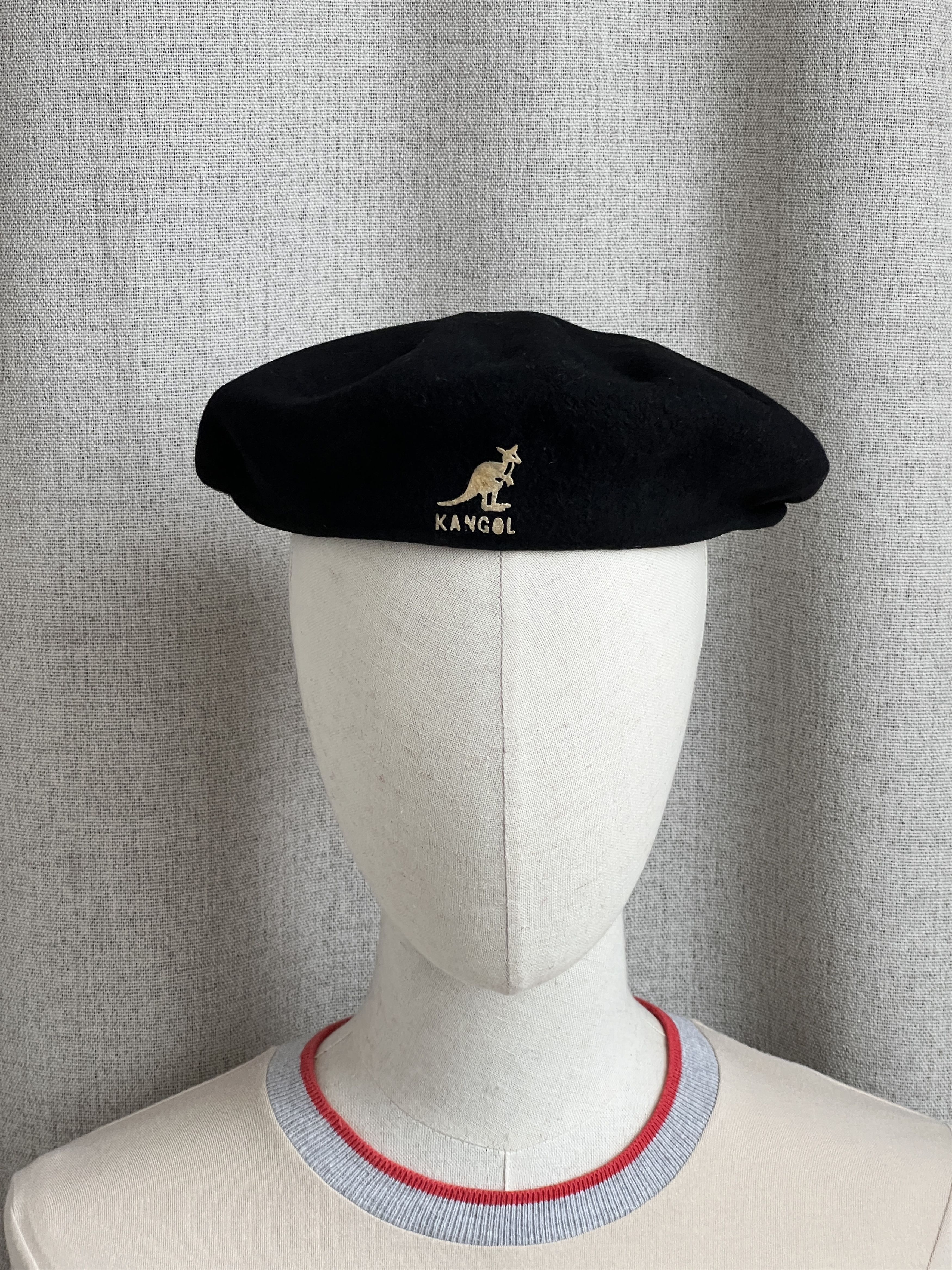 Kangol Vintage Kangol Black Wool Hat Size ONE SIZE - 4 Thumbnail