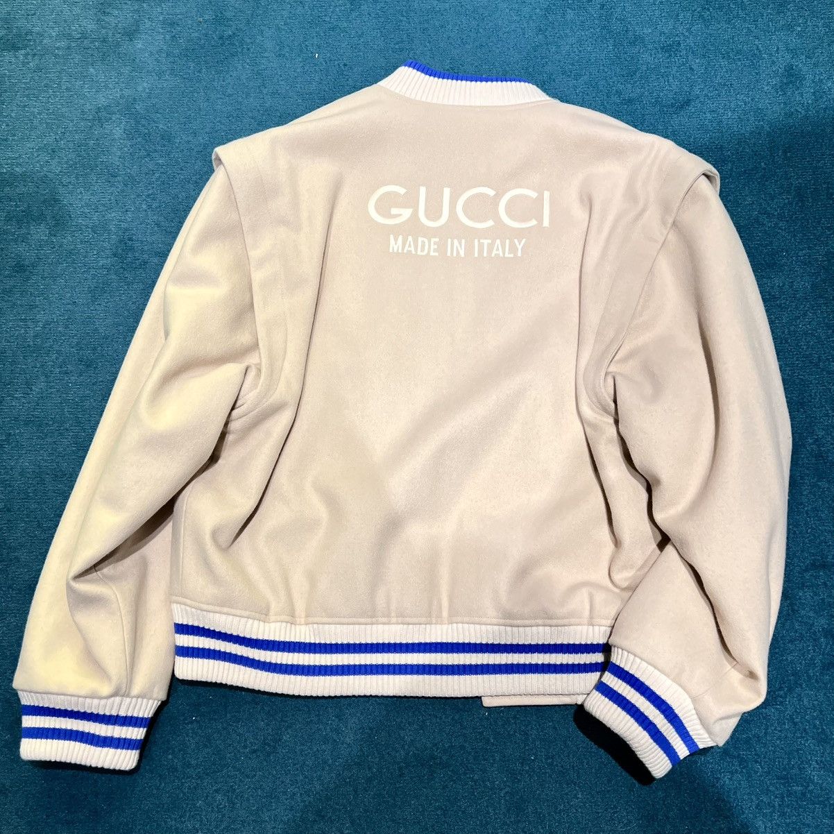 Gucci Gucci Embroidered Wool Bomber in Medium Size US M / EU 48-50 / 2 - 2 Thumbnail
