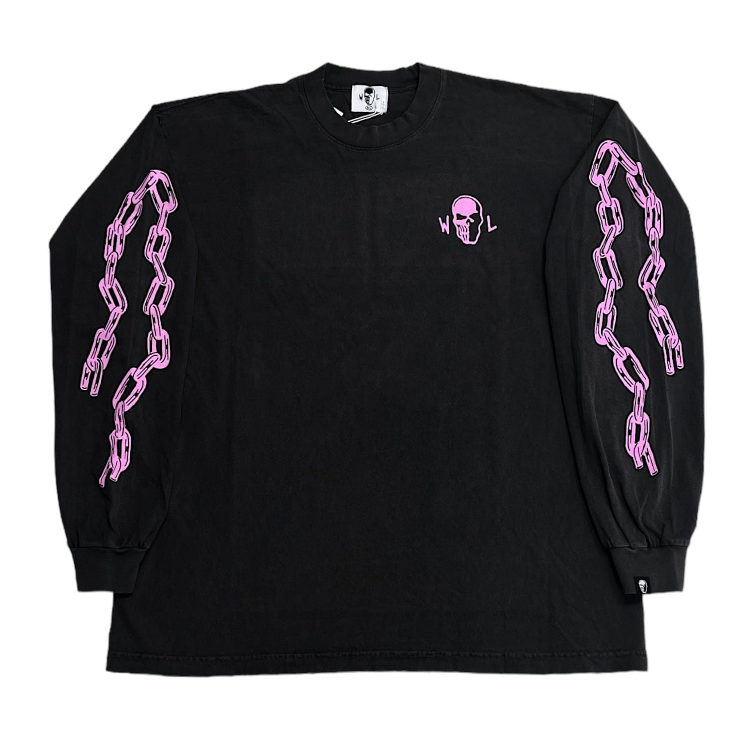 Warren Lotas Chainlink Reaper Long Sleeve Sleeve Tee Shirt Faded Black Size US XL / EU 56 / 4 - 1 Thumbnail