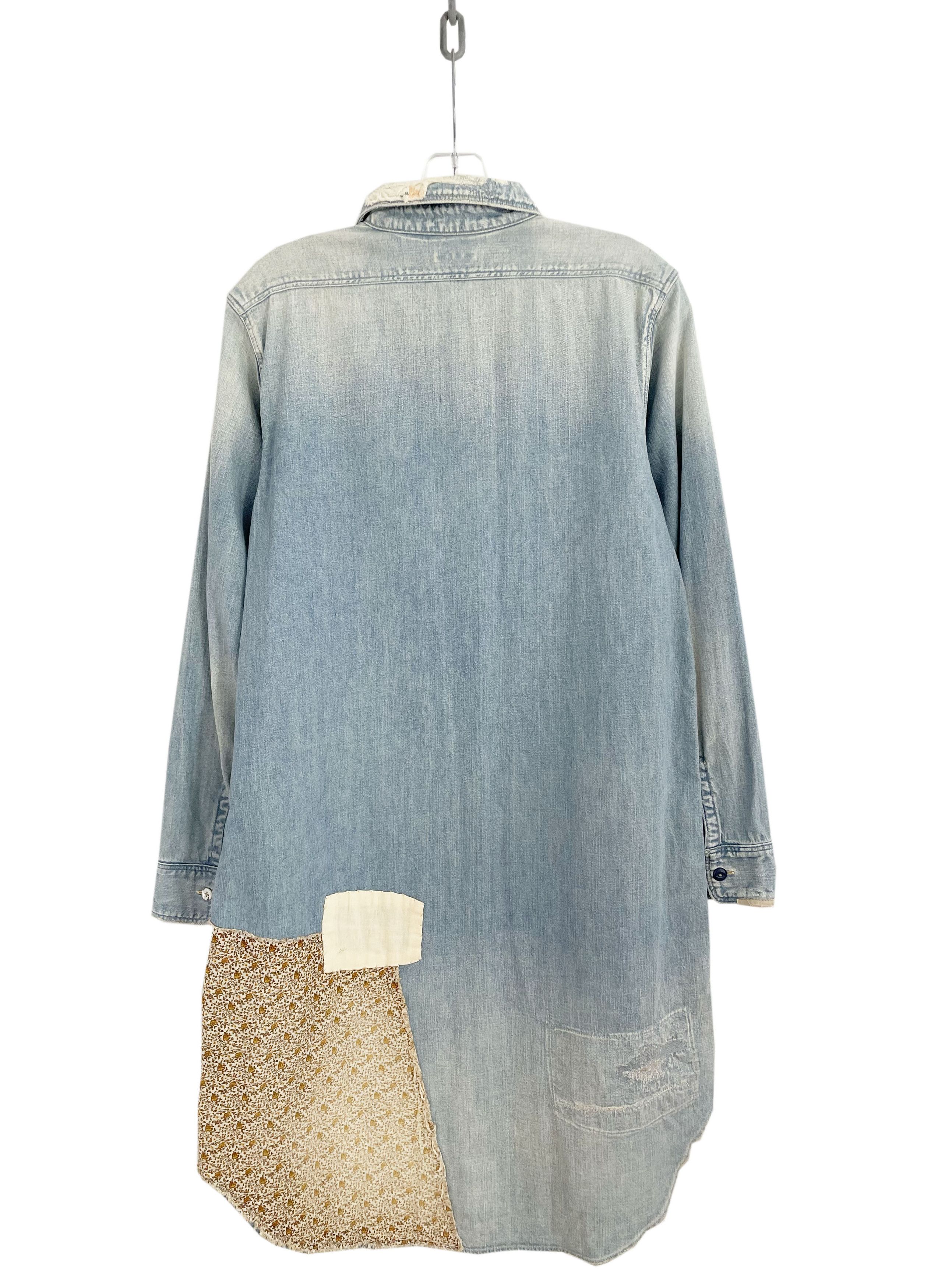 Kapital Kountry Patchwork Denim Dress Size S / US 4 / IT 40 - 8 Thumbnail