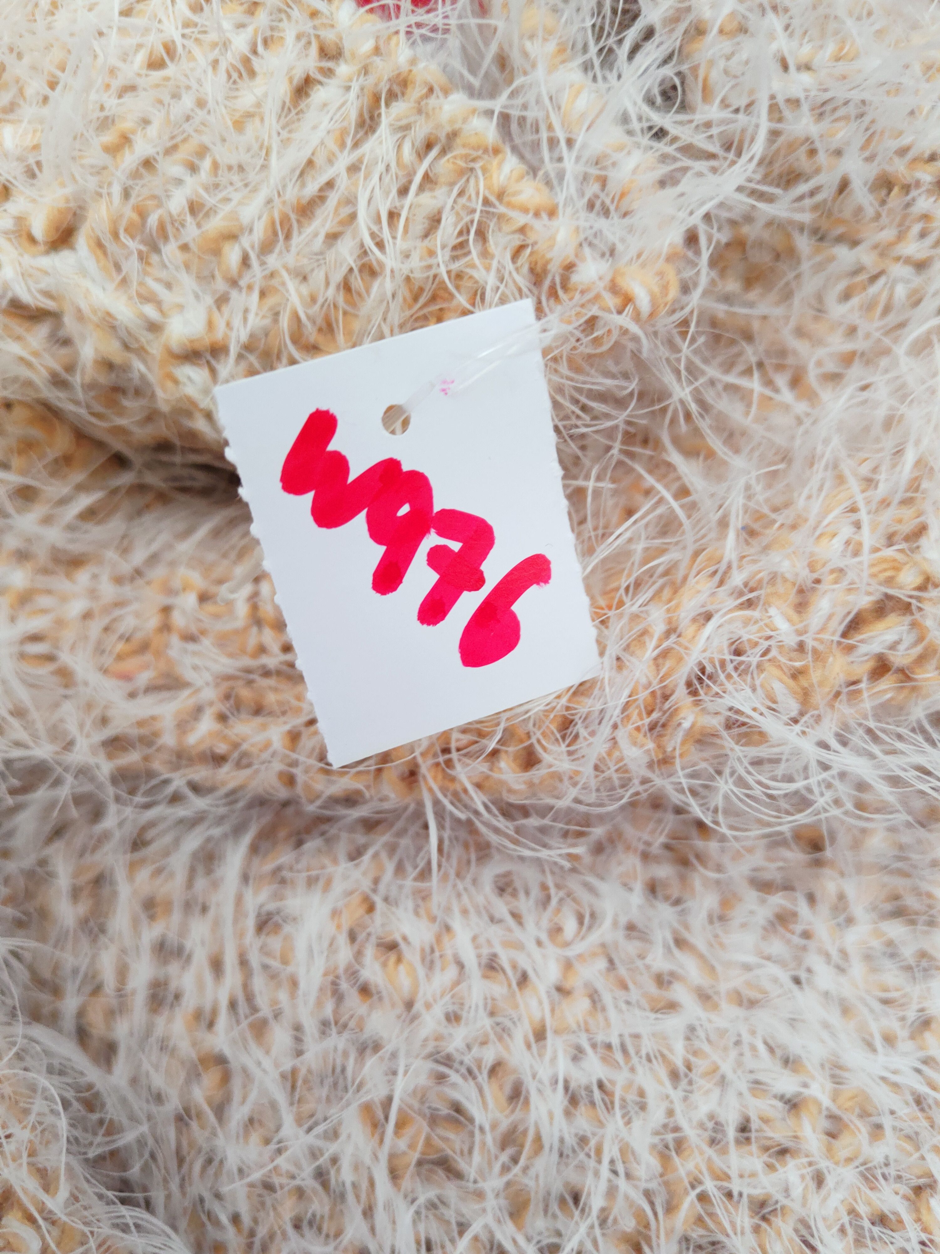 Japanese Brand × Vintage Japanese Brand Mustard Shag Shaggy Fur Mohair Knitwear #W976 Size M / US 6-8 / IT 42-44 - 11 Thumbnail