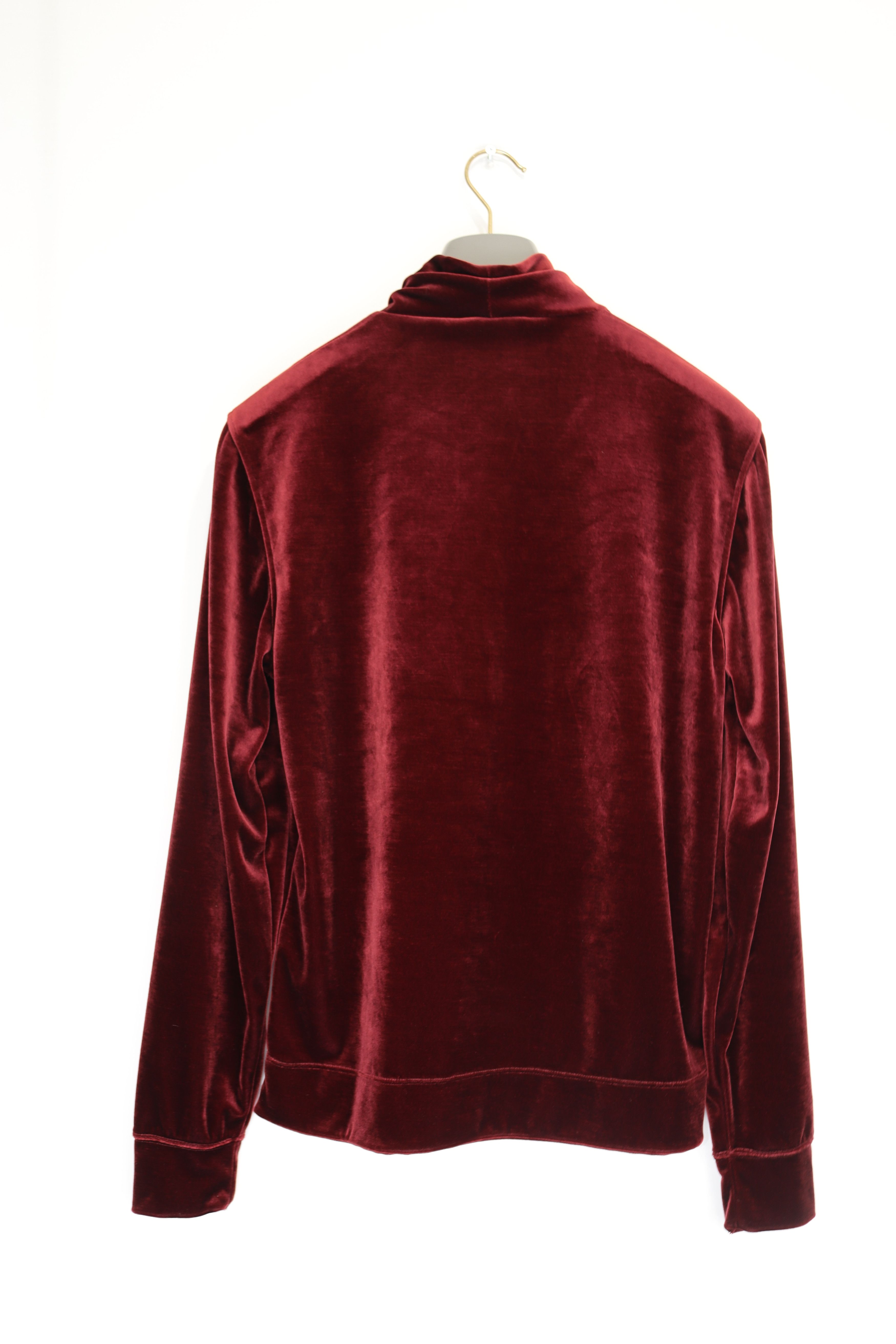 Tom Ford o1rshd1 Shimmer High Neck Sweatshirt in Red Size US M / EU 48-50 / 2 - 7 Thumbnail