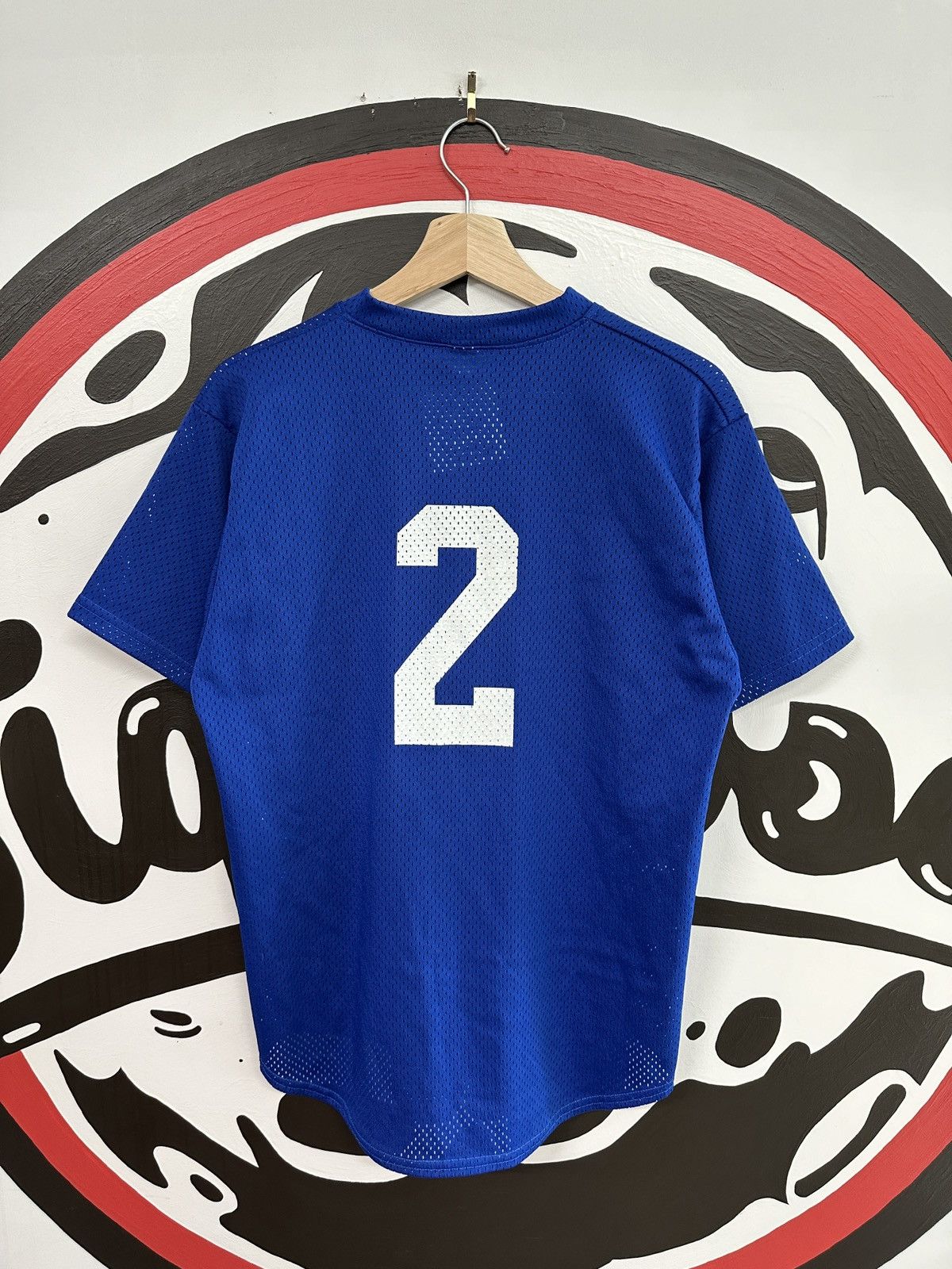MLB × Vintage Vintage Y2K Los Angeles Dodgers Mesh Jersey Fits L Size US L / EU 52-54 / 3 - 2 Thumbnail