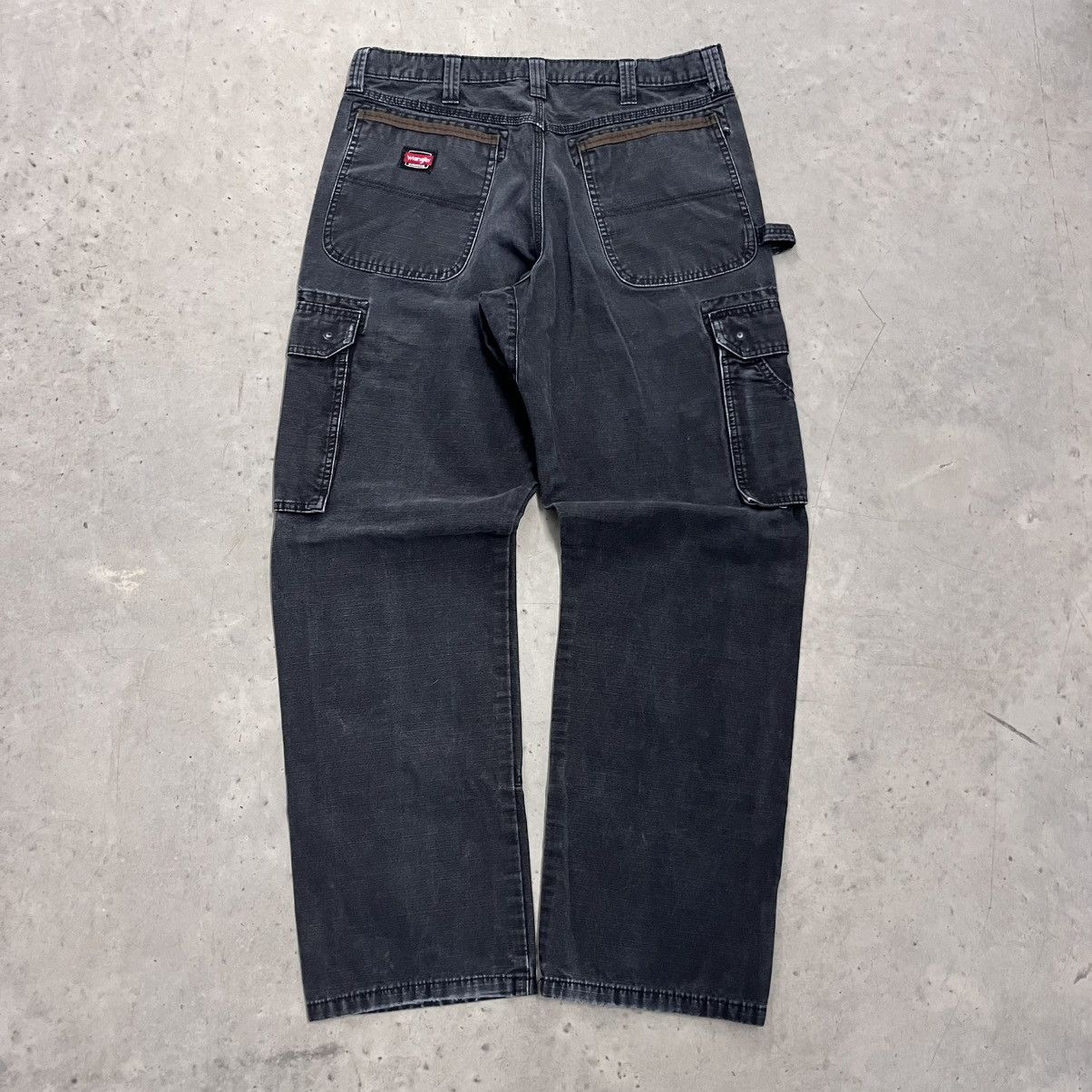 Dickies Vintage Y2K Dickies Carpenter Pants Black Faded Workwear 34 Size US 34 / EU 50 - 2 Thumbnail