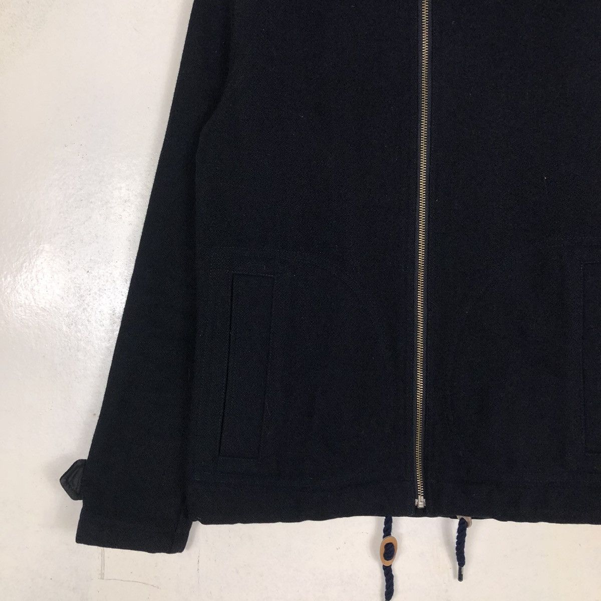Japanese Brand 📌VINTAGE WOOL BIKER JACKET AUGMENT JAPAN ISSEY MIYAKE Size US S / EU 44-46 / 1 - 5 Thumbnail