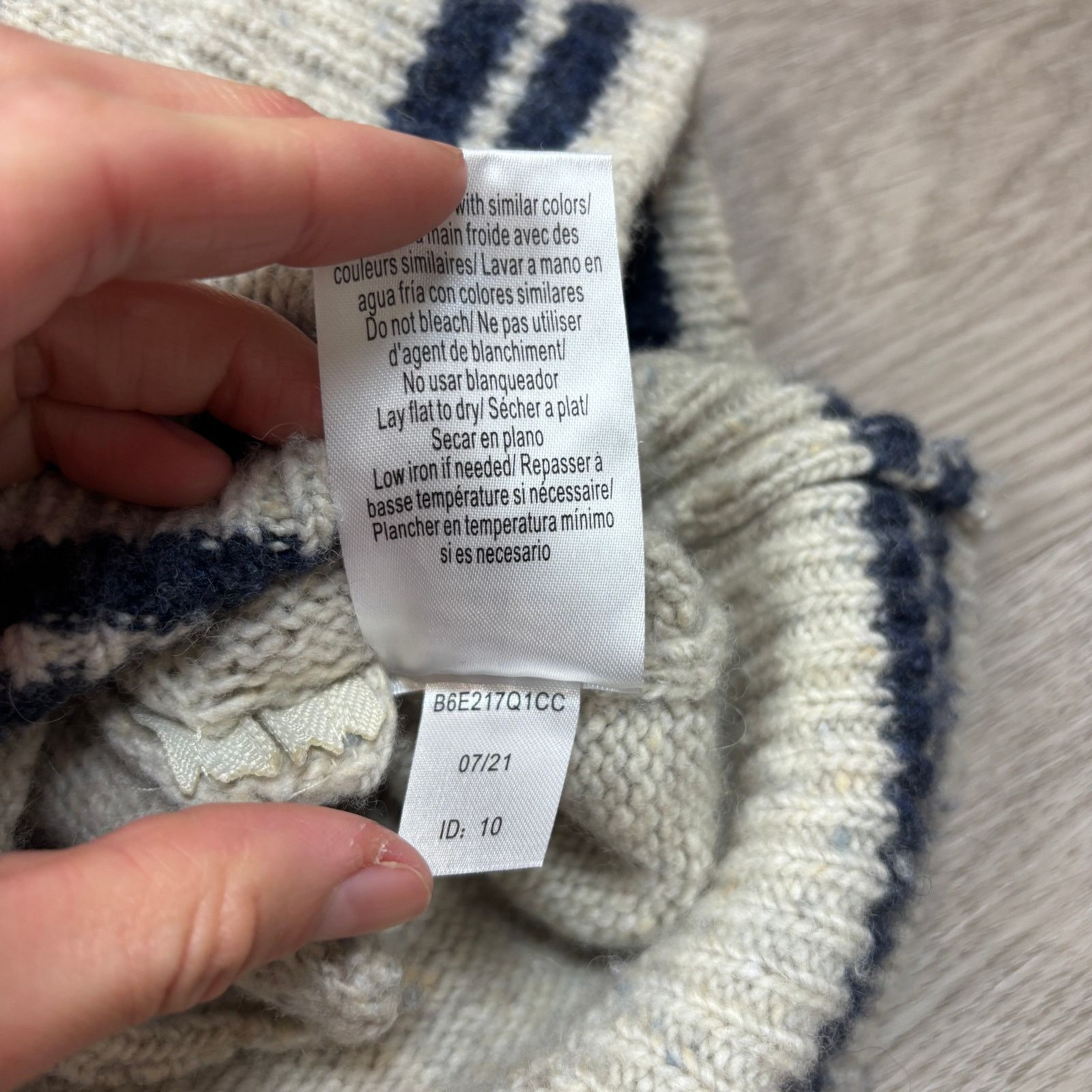 Psycho Bunny Psycho Bunny Bampton Donegal Alpaca Wool Zip Sweater Men's S Size US S / EU 44-46 / 1 - 8 Thumbnail