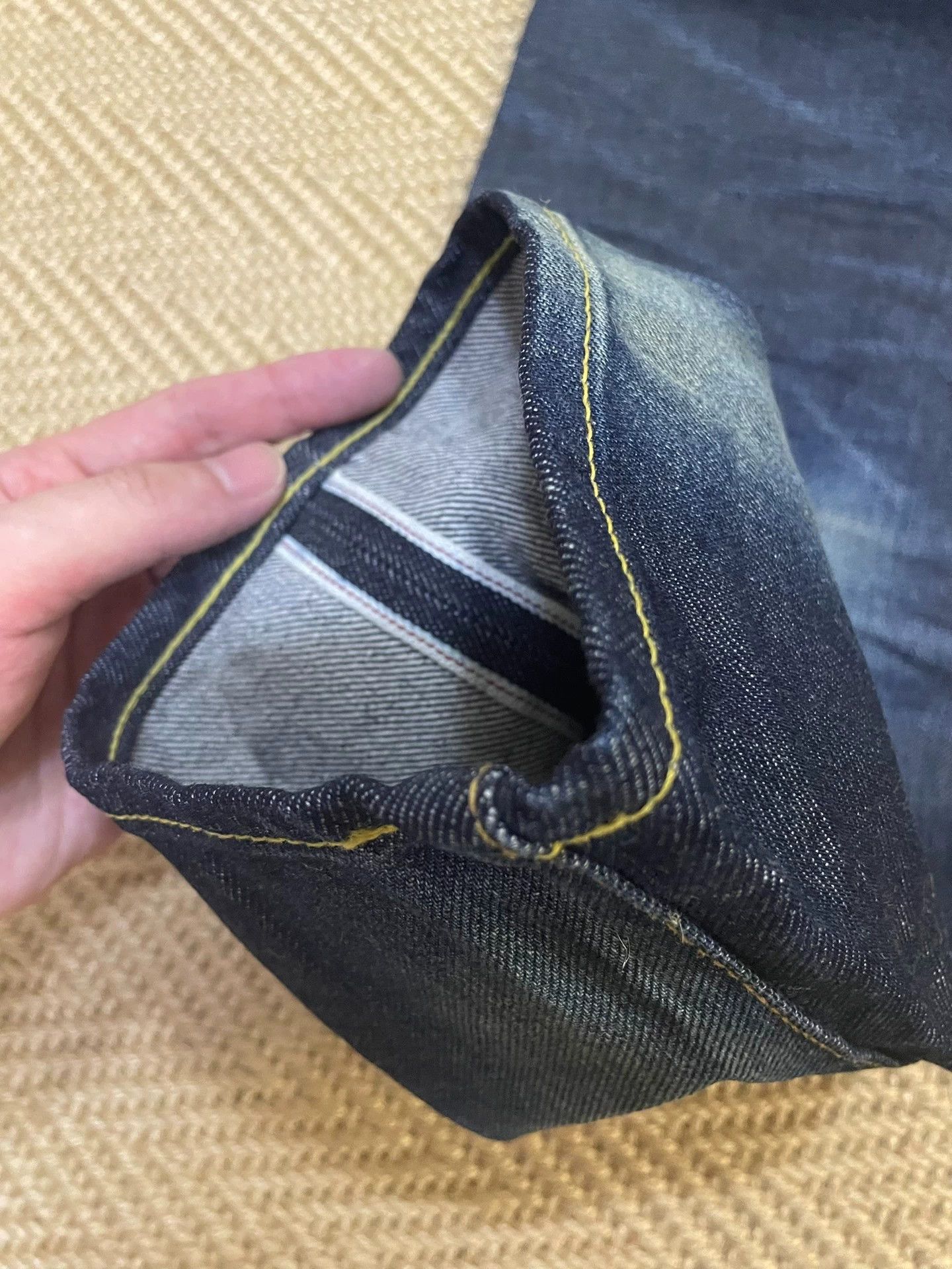 Vanquish VANQUISH x FRAGMENT Yellow Mud Wash Wide Jeans W32 New Size US 32 / EU 48 - 4 Thumbnail