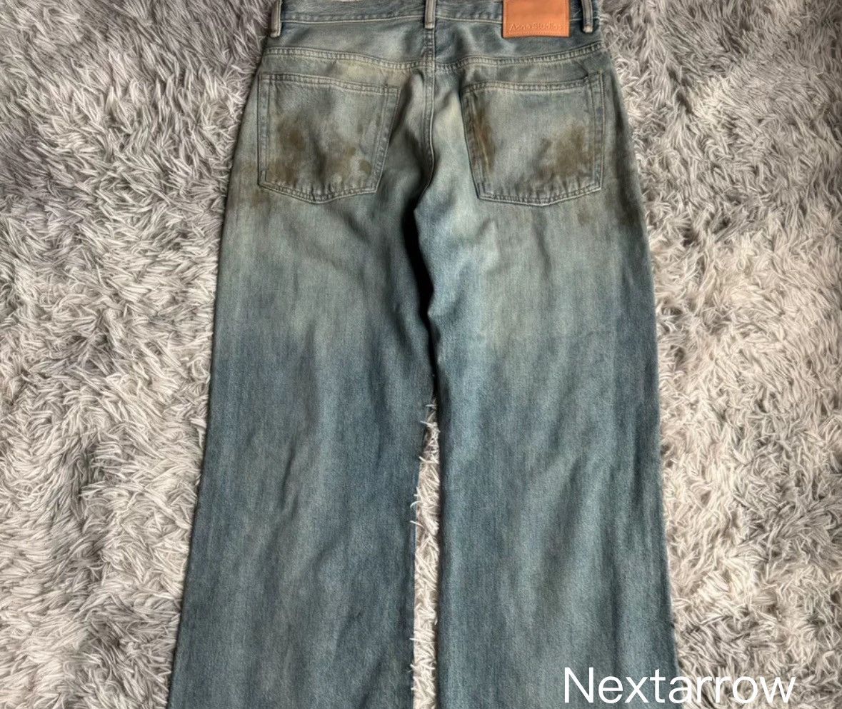 Acne Studios Acne Studios 2021M Mud dyed distressed jeans 2412-Nextarrow Size US 31 - 2 Thumbnail