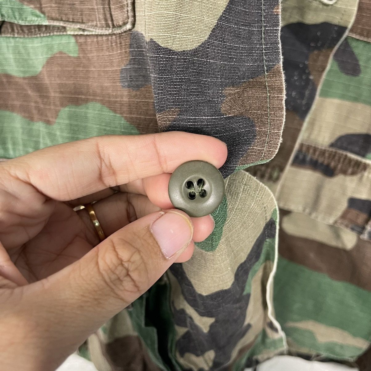 Other Vintage Nato US Army Camo Combat Jacket Size US XS / EU 42 / 0 - 14 Thumbnail
