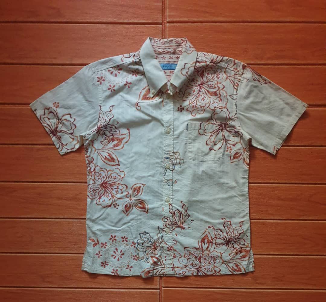 Japanese Brand Ocean Blue Majun Hawaiian shirt Size US M / EU 48-50 / 2 - 1 Thumbnail