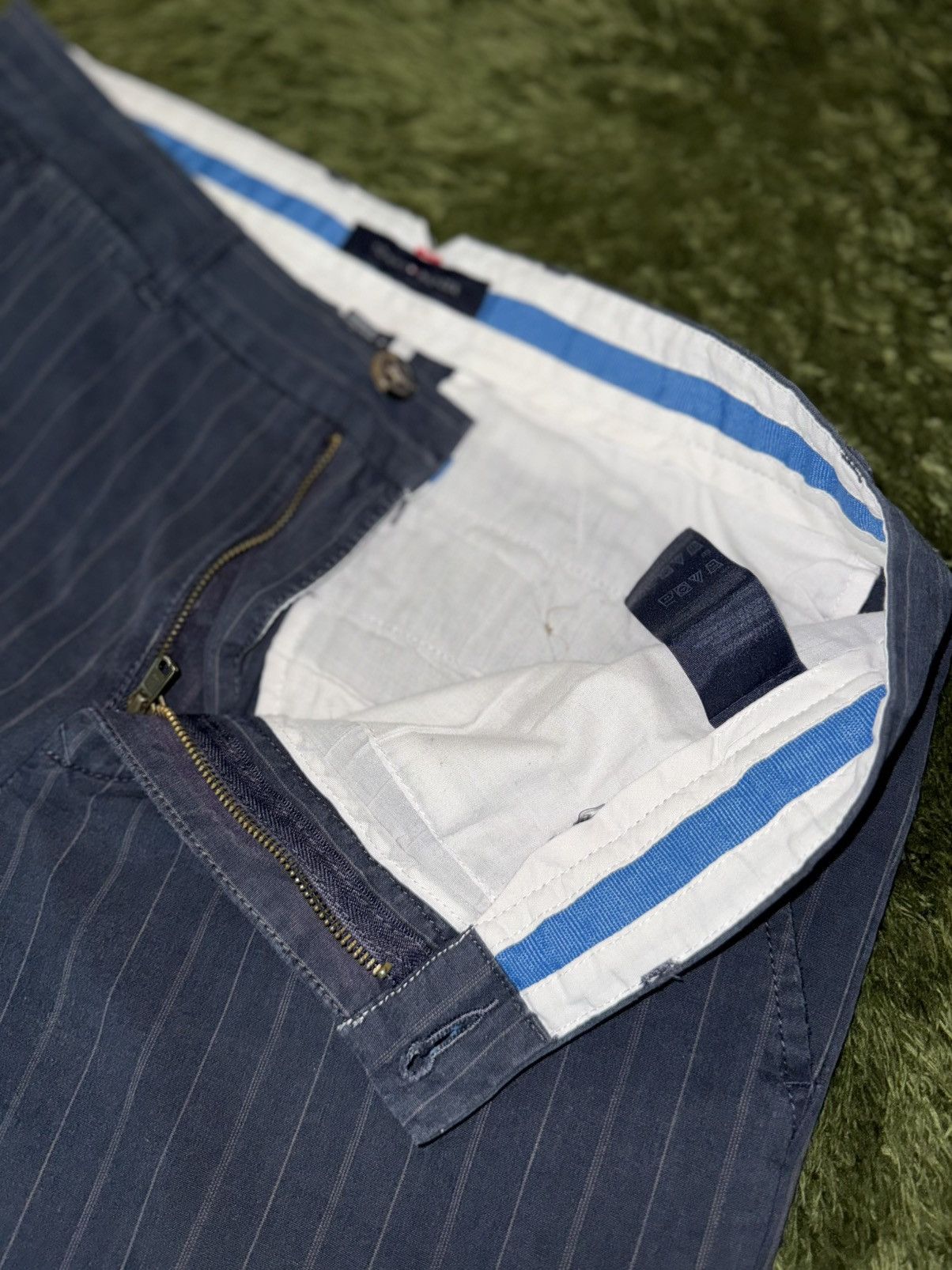 Tommy Hilfiger [33] tommy hilfiger USA stripe washed cotton trouser chino Size US 33 - 3 Thumbnail