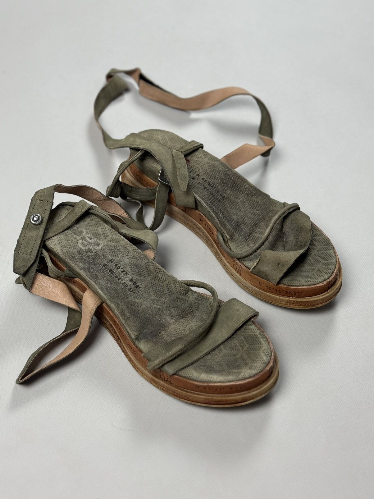 A.S.98 A.S. 98 Airstep Lagos Leather Strappy Platform Sandals Size US 11 / IT 41 - 1 Thumbnail