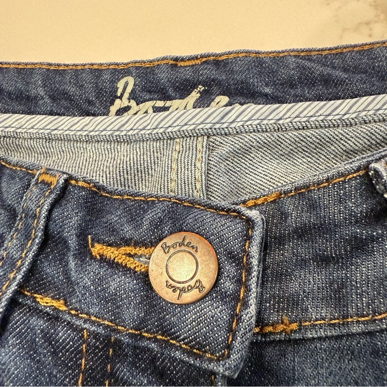 Boden Boden Mid Rise Classic Skinny Denim Jeans Women’s 4L Blue Size 27" / US 4 / IT 40 - 4 Thumbnail