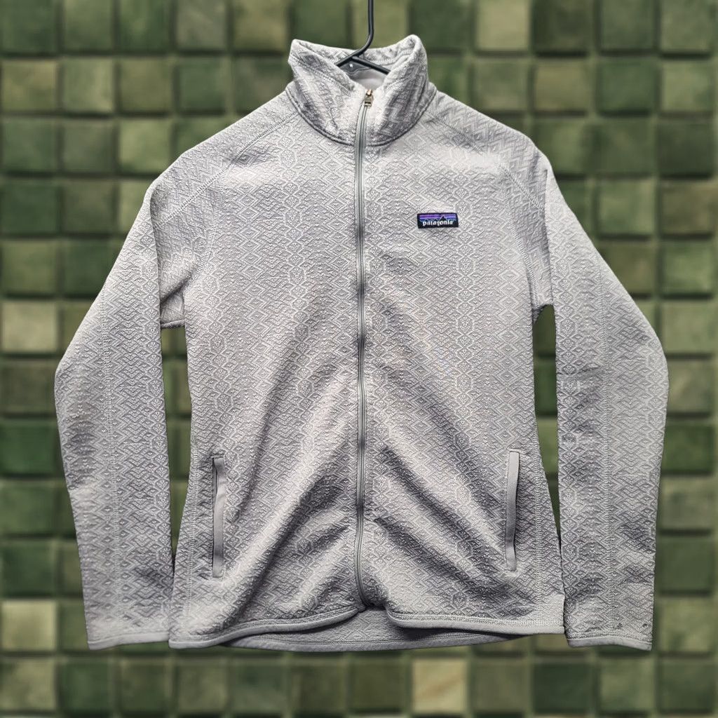 Patagonia VINTAGE Patagonia Better Sweater Jacket Womens M Rare Frozen Jacquard Fleece Gorpcore Size M / US 6-8 / IT 42-44 - 1 Thumbnail