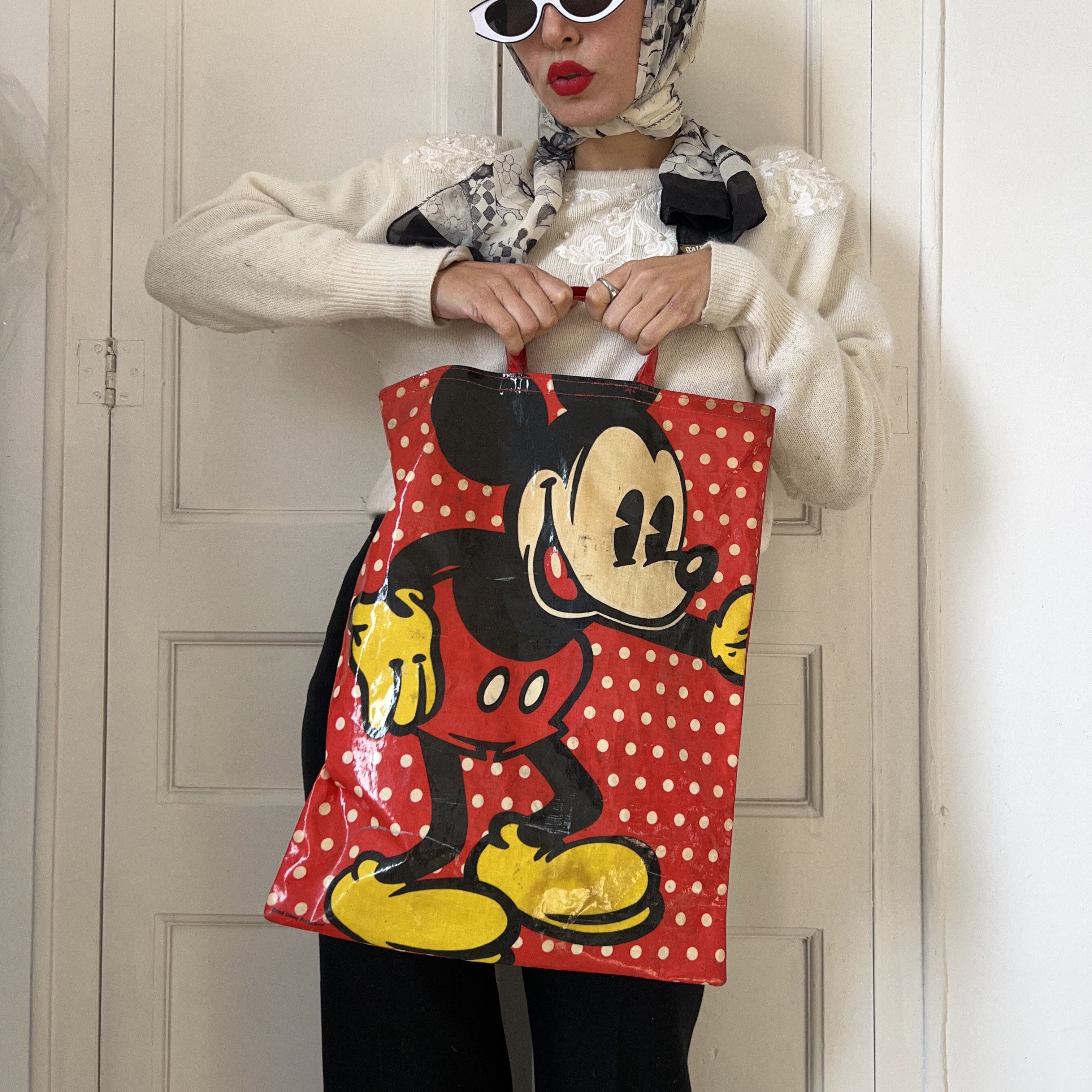Vintage Vintage 70s mickey mouse tote bag Size ONE SIZE - 3 Thumbnail